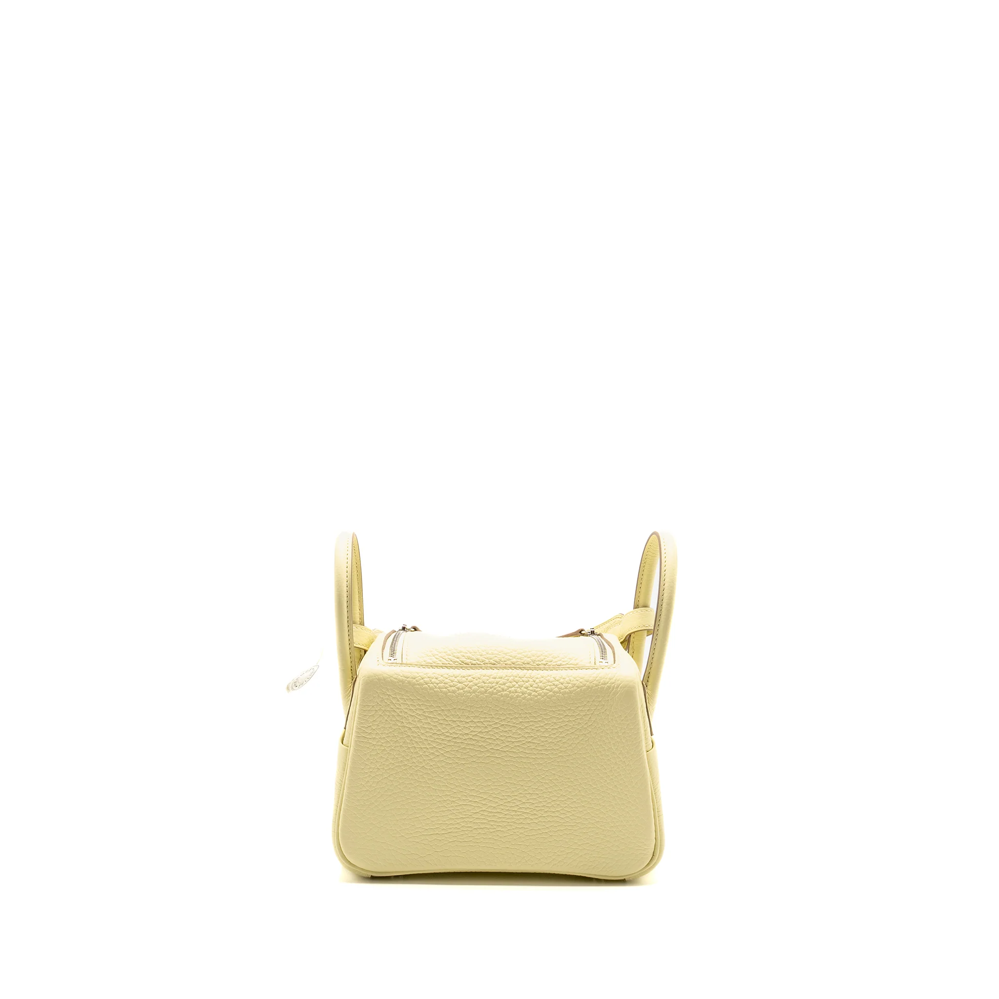 Hermes Mini Lindy II Clemence Jaune Milton SHW STAMP W - Image 2