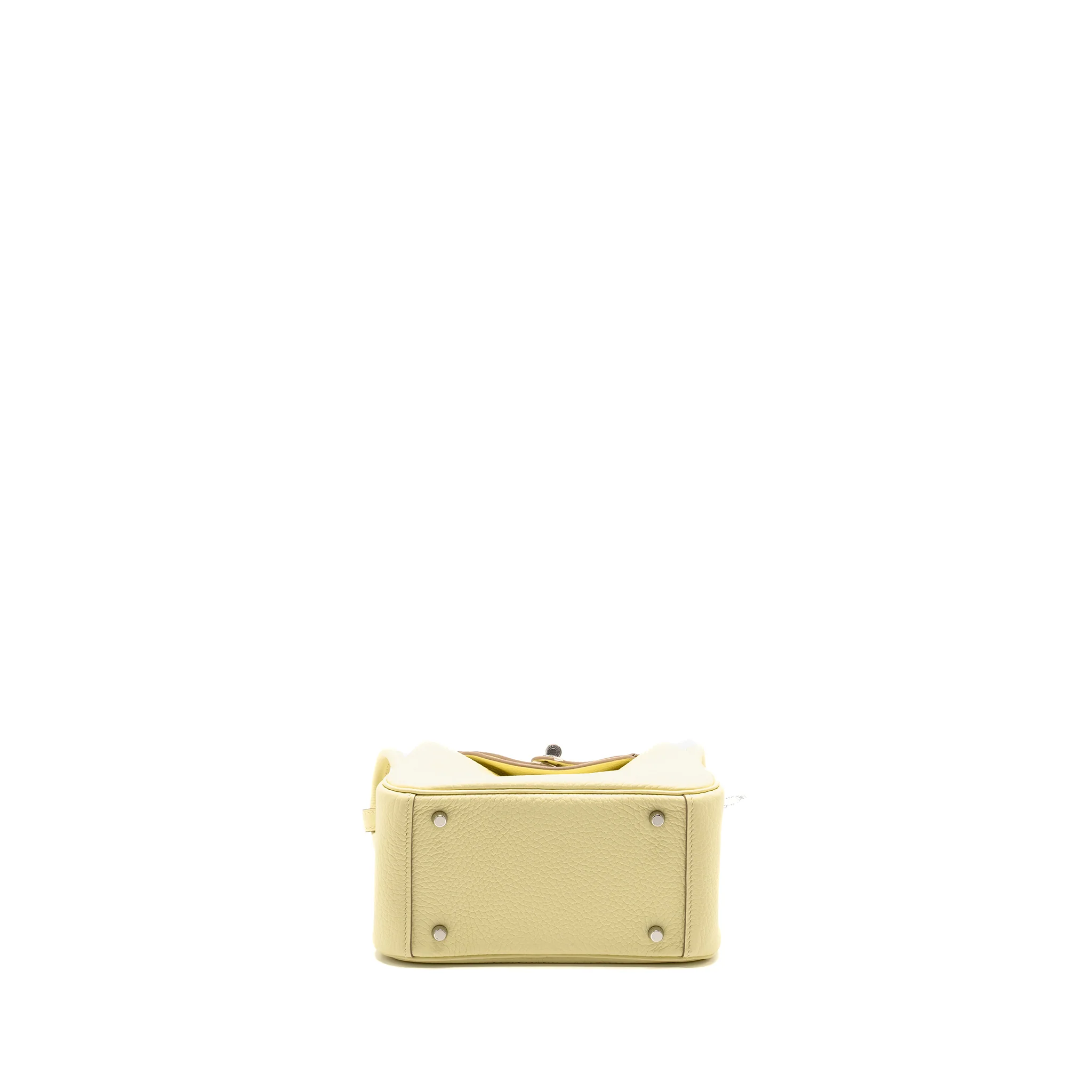 Hermes Mini Lindy II Clemence Jaune Milton SHW STAMP W - Image 5