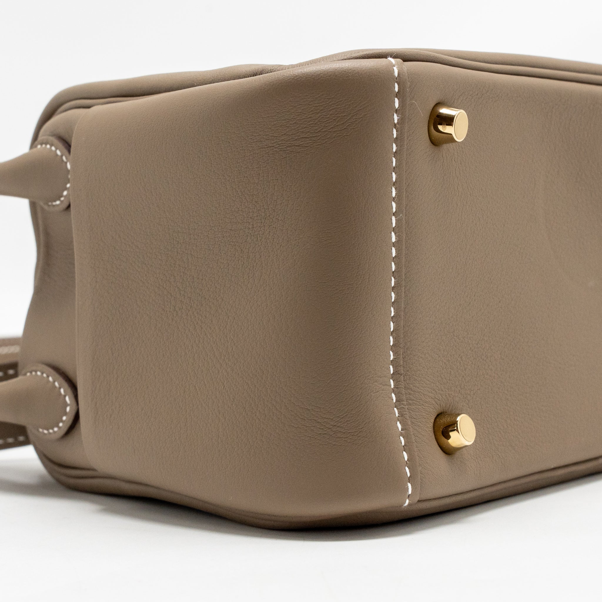 Hermes mini lindy II Swift Etoupe GHW stamp K - Image 7