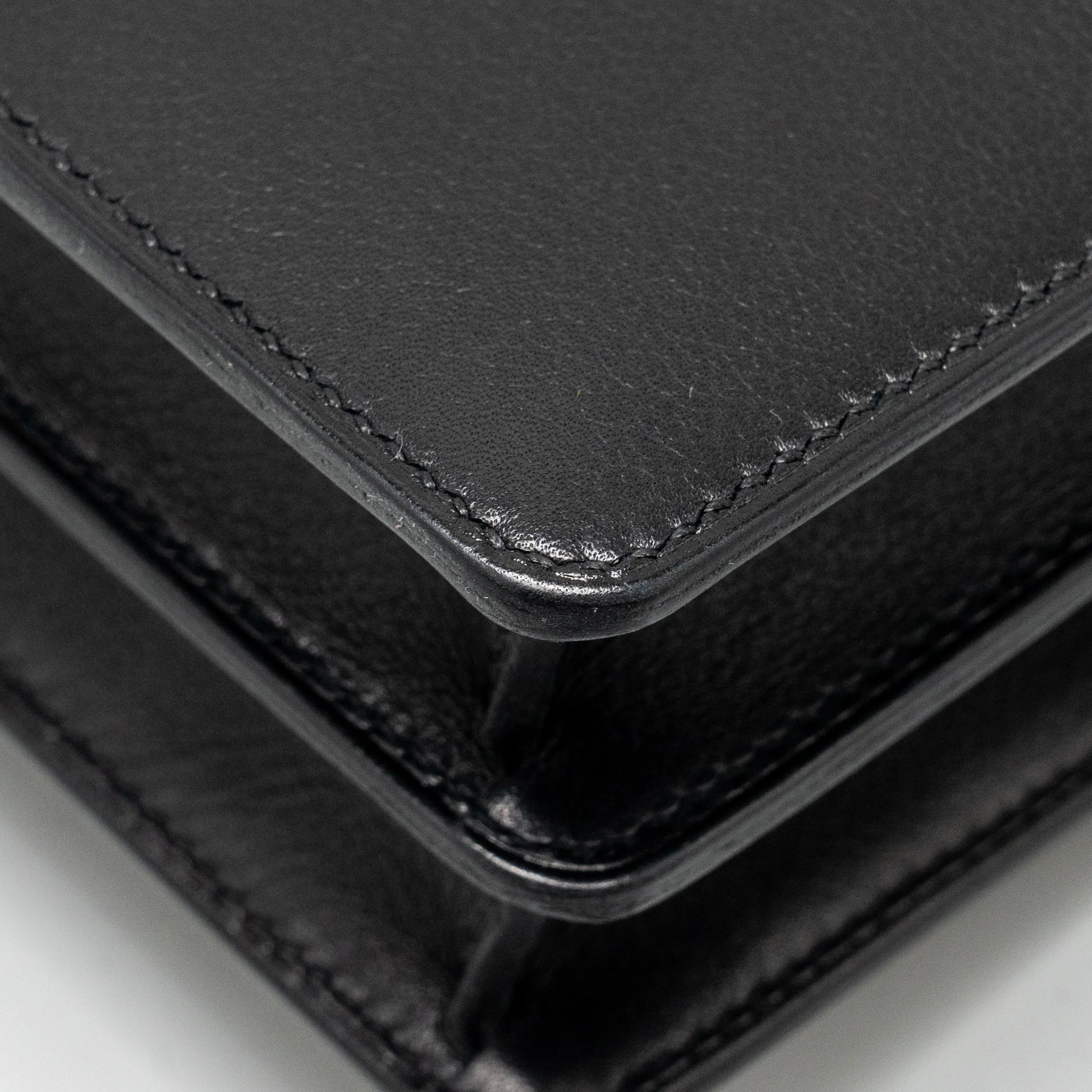 Hermes Mini Roulis Evergrain Black LGHW Stamp W - Image 10