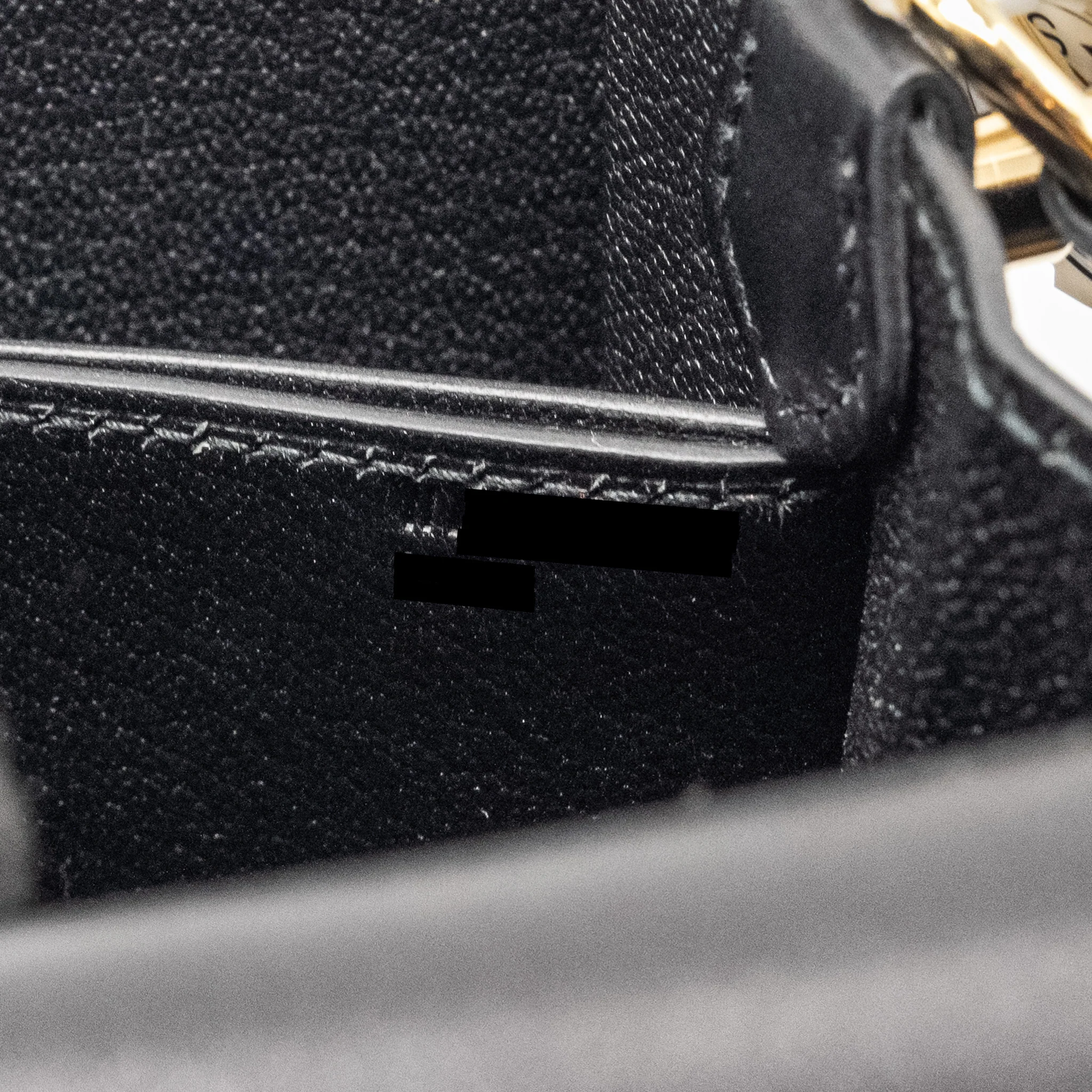Hermes Mini Roulis Evergrain Black LGHW Stamp W - Image 17