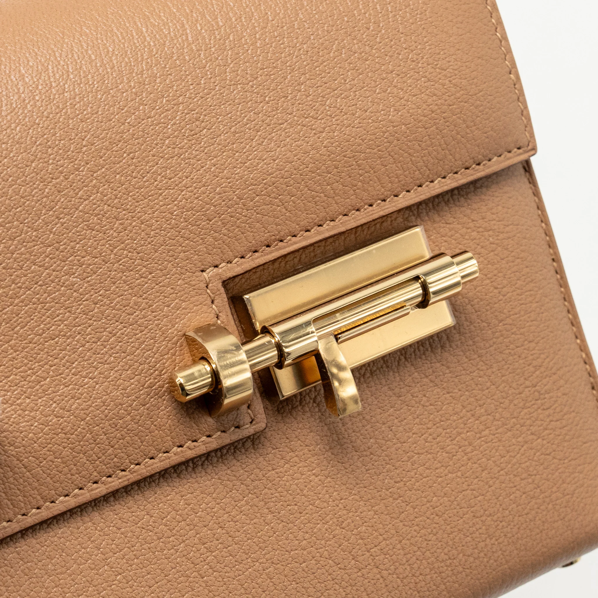Hermes Mini Verrou Chèvre Mysore 2J Quebracho LGHW Stamp U - Image 12