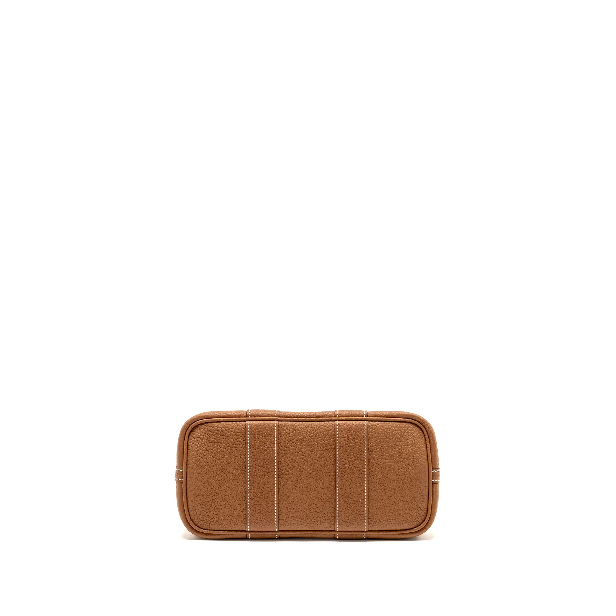 Hermes neo garden party 23 canvas/negonda ecru-beige/gold SHW stamp G - Image 6