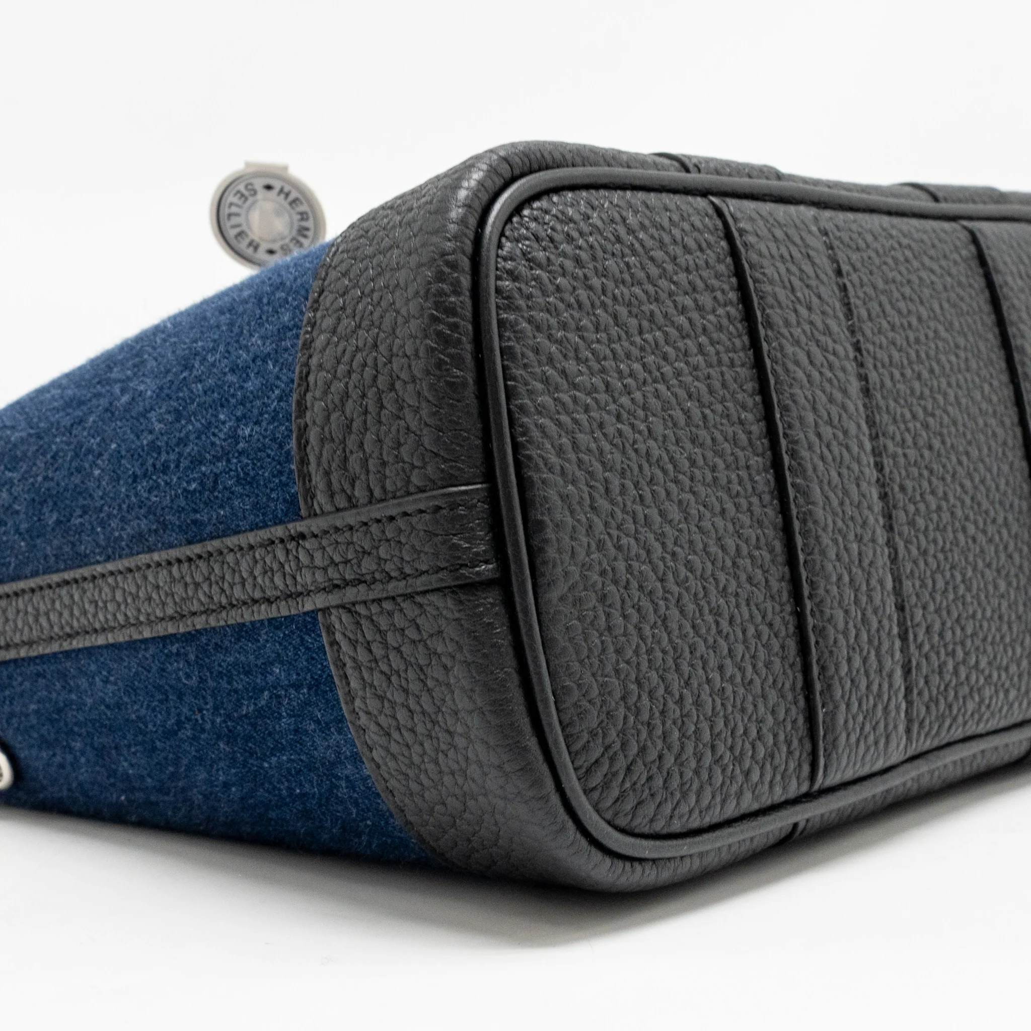 Hermes Neo Garden Party 23 Denim/Negonda Denim Moyen/Black SHW Stamp G - Image 7