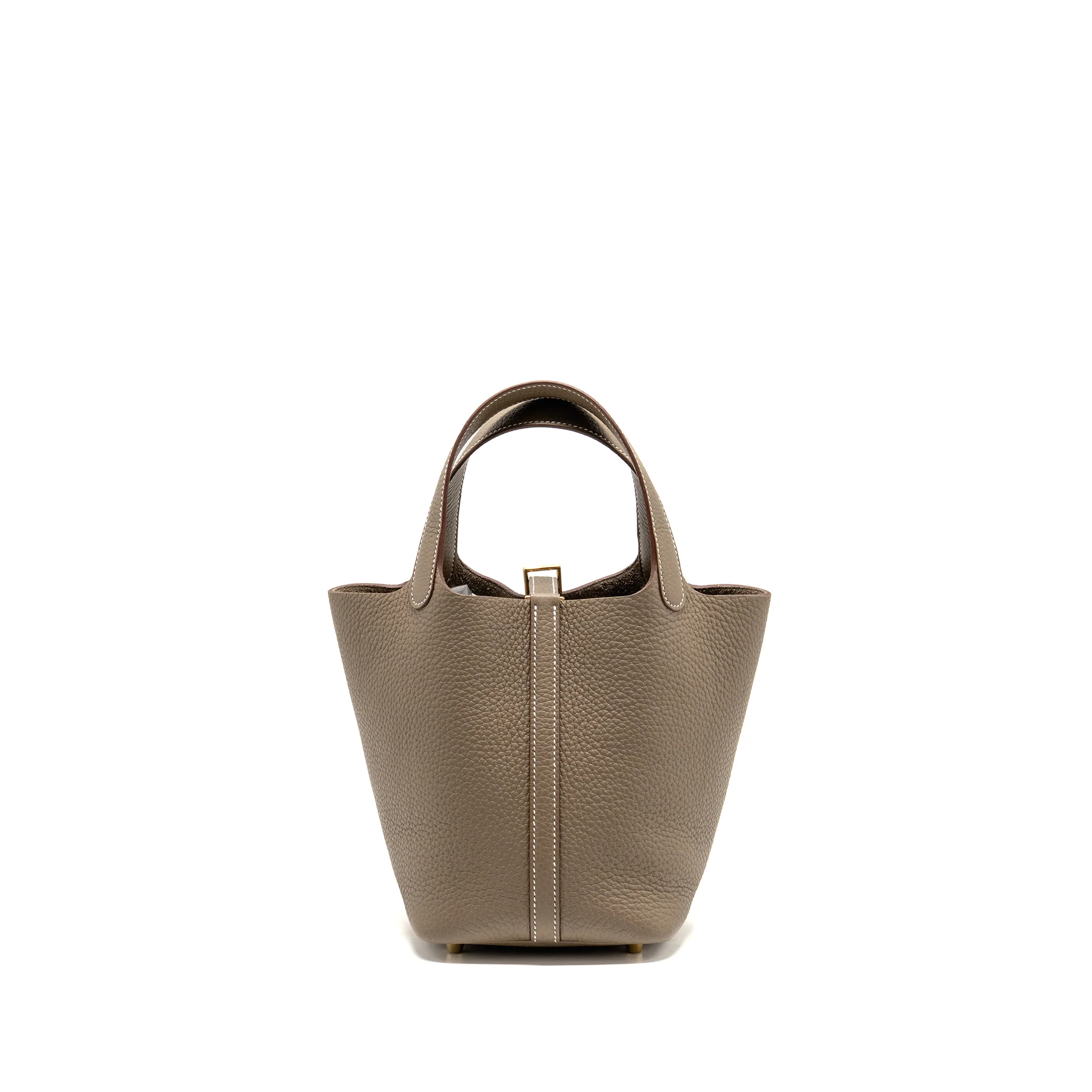 Hermes Picotin 18 Clemence etoupe GHW stamp G - Image 2