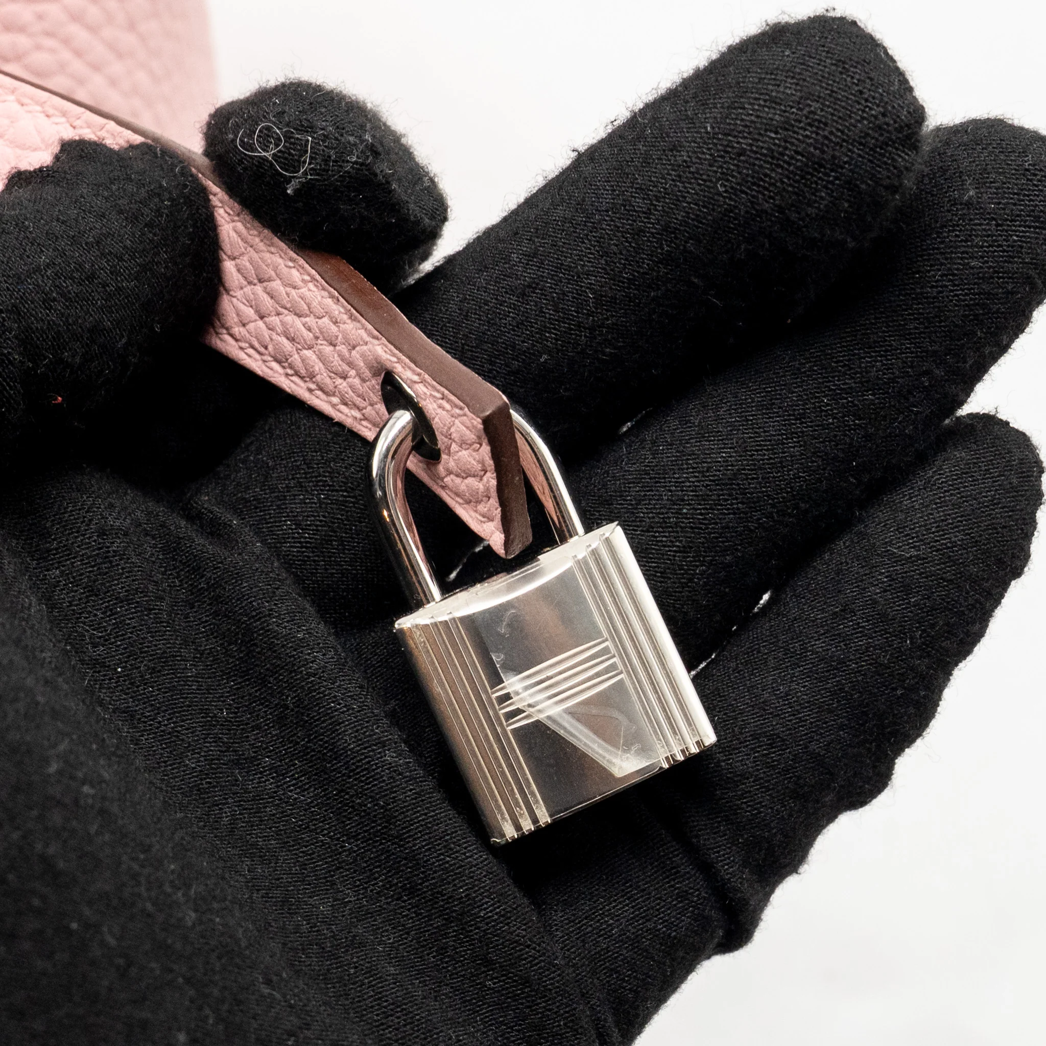Hermes Picotin 18 Lock Bag Clemence 3Q Rose Sakura SHW Stamp U - Image 15
