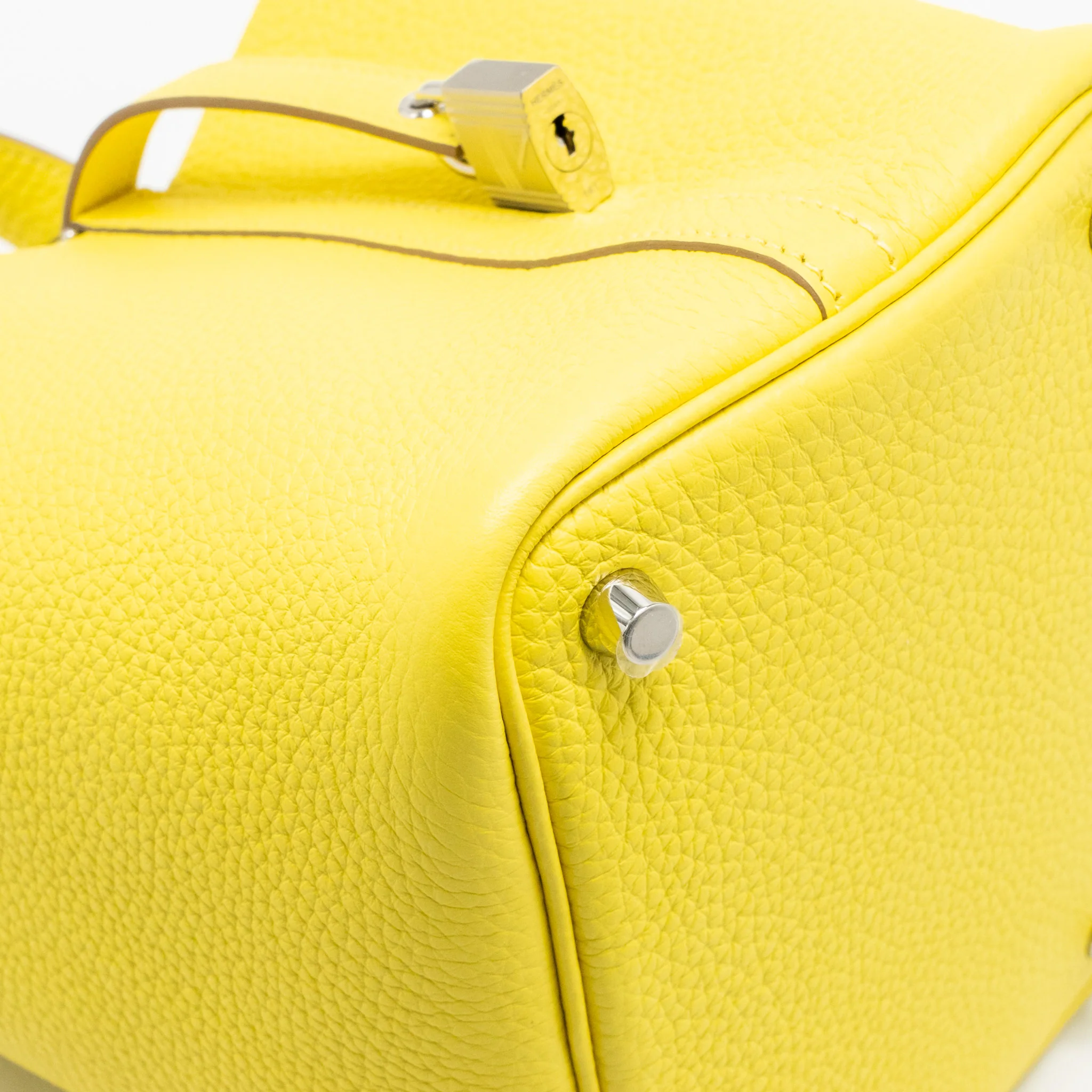 Hermes Picotin 18 Lock Bag Clemence 9R Lime SHW Stamp U - Image 9