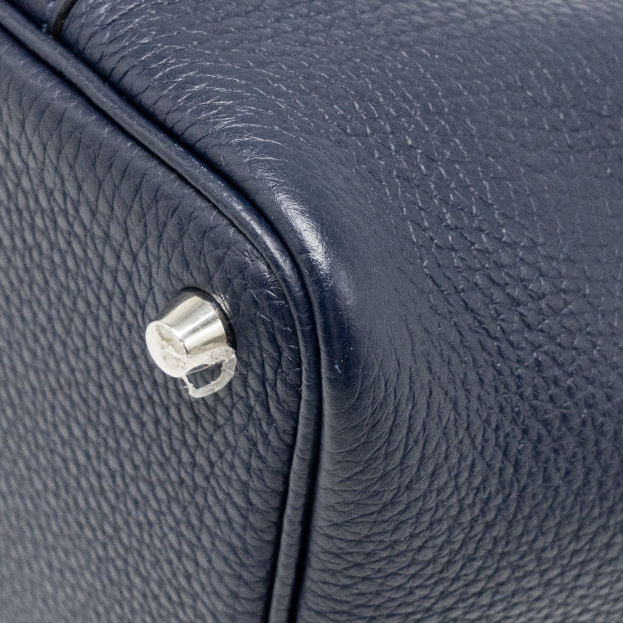 Hermes Picotin 18 Lock Bag Clemence Blue Nuit SHW Stamp B - Image 10