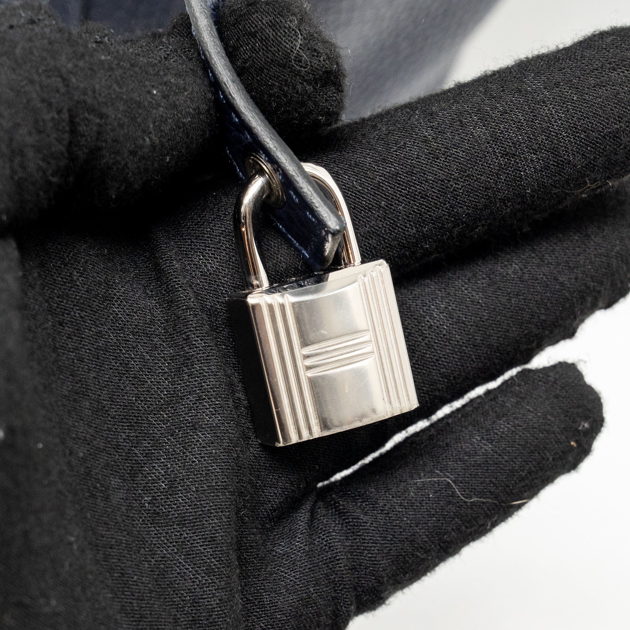 Hermes Picotin 18 Lock Bag Clemence Blue Nuit SHW Stamp B - Image 14