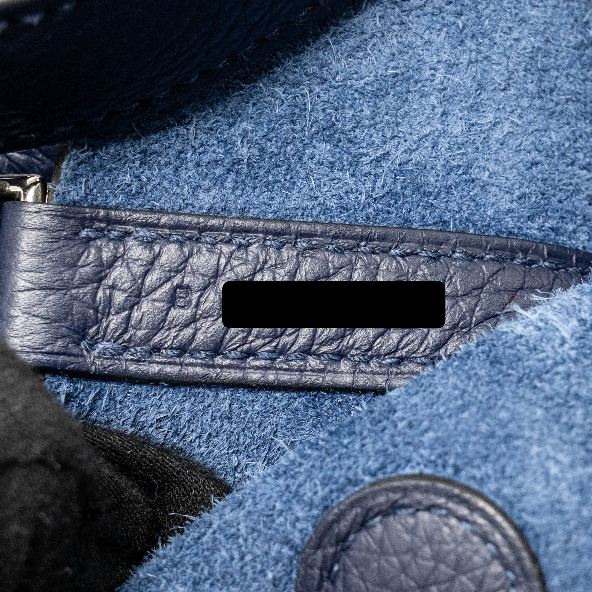 Hermes Picotin 18 Lock Bag Clemence Blue Nuit SHW Stamp B - Image 16