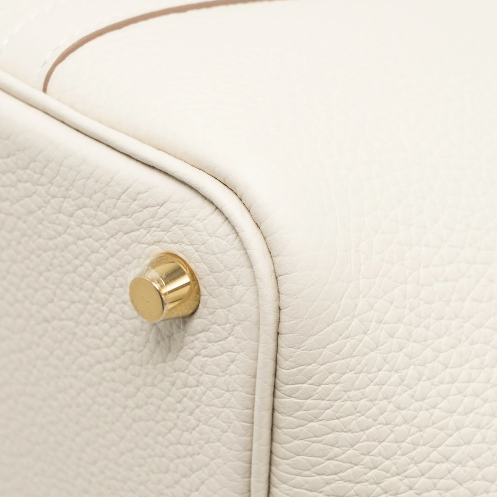 Hermes Picotin 18 lock bag Clemence craie GHW stamp G - Image 12