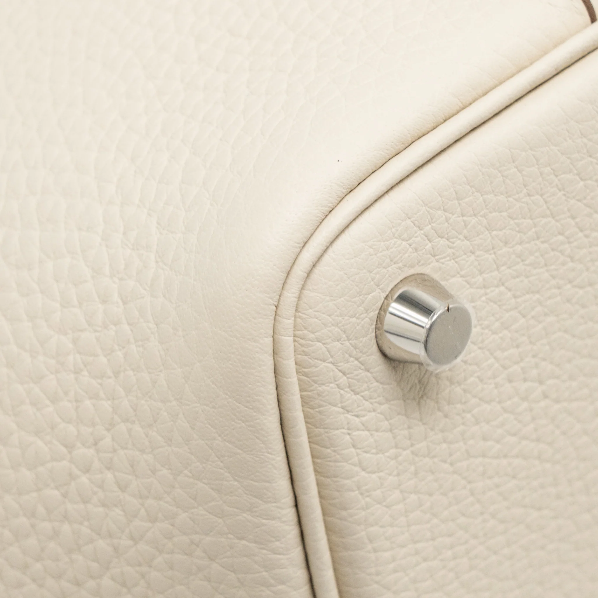Hermes Picotin 18 Lock Bag Clemence Craie SHW Stamp K - Image 11