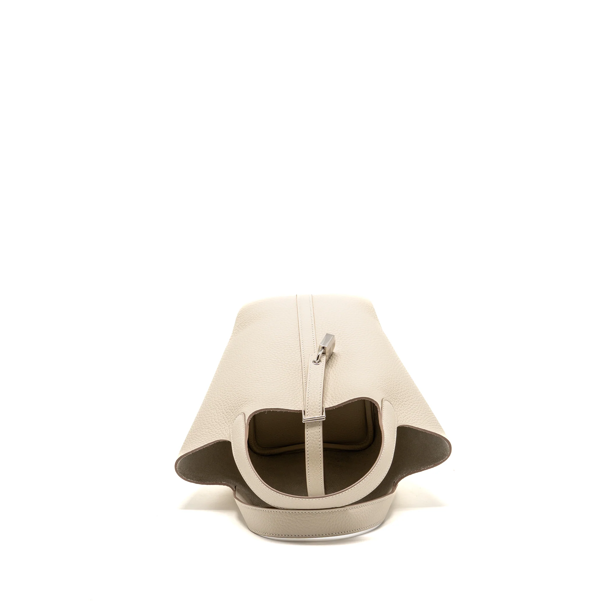 Hermes Picotin 18 Lock Bag Clemence Craie SHW Stamp K - Image 5