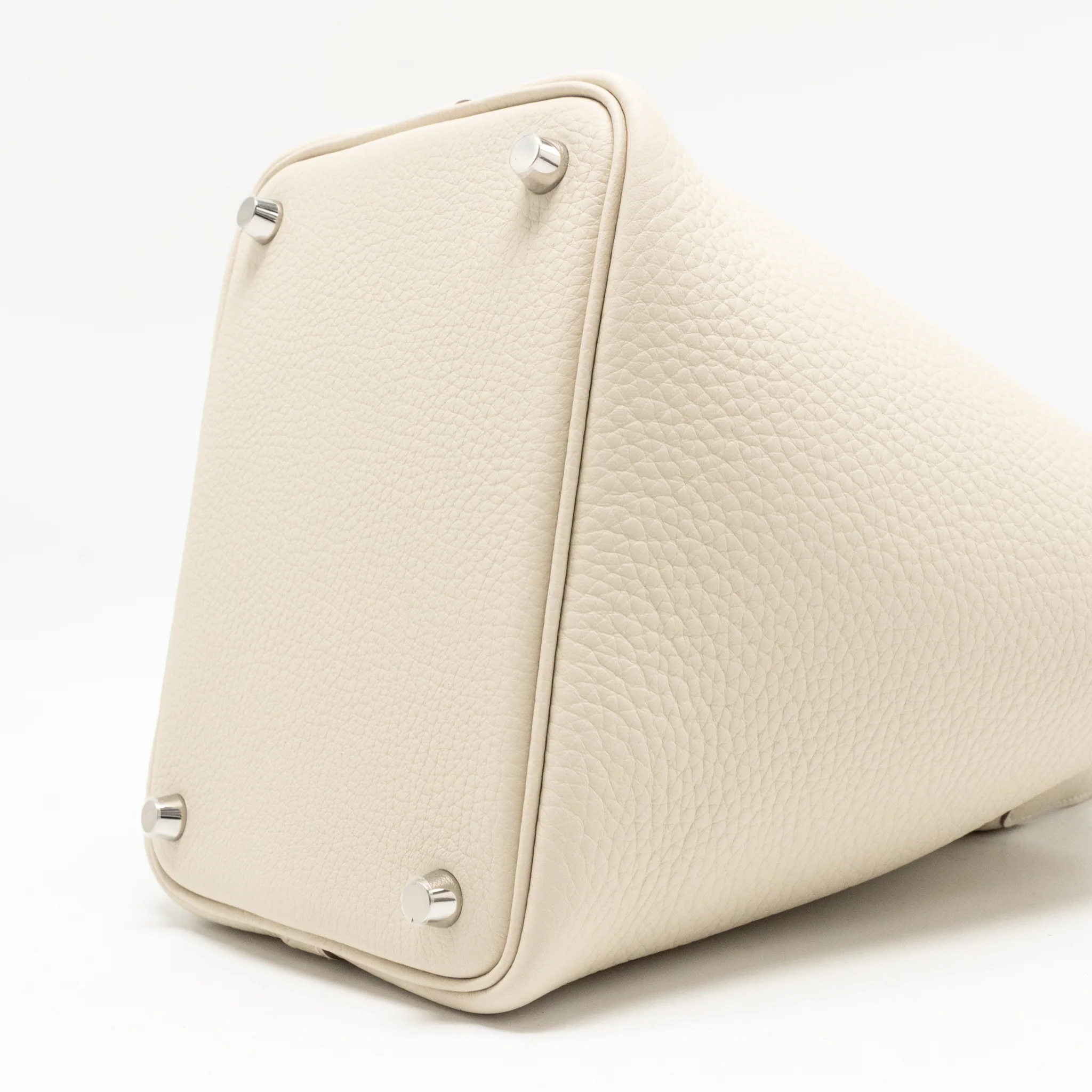 Hermes Picotin 18 Lock Bag Clemence Craie SHW Stamp K - Image 8