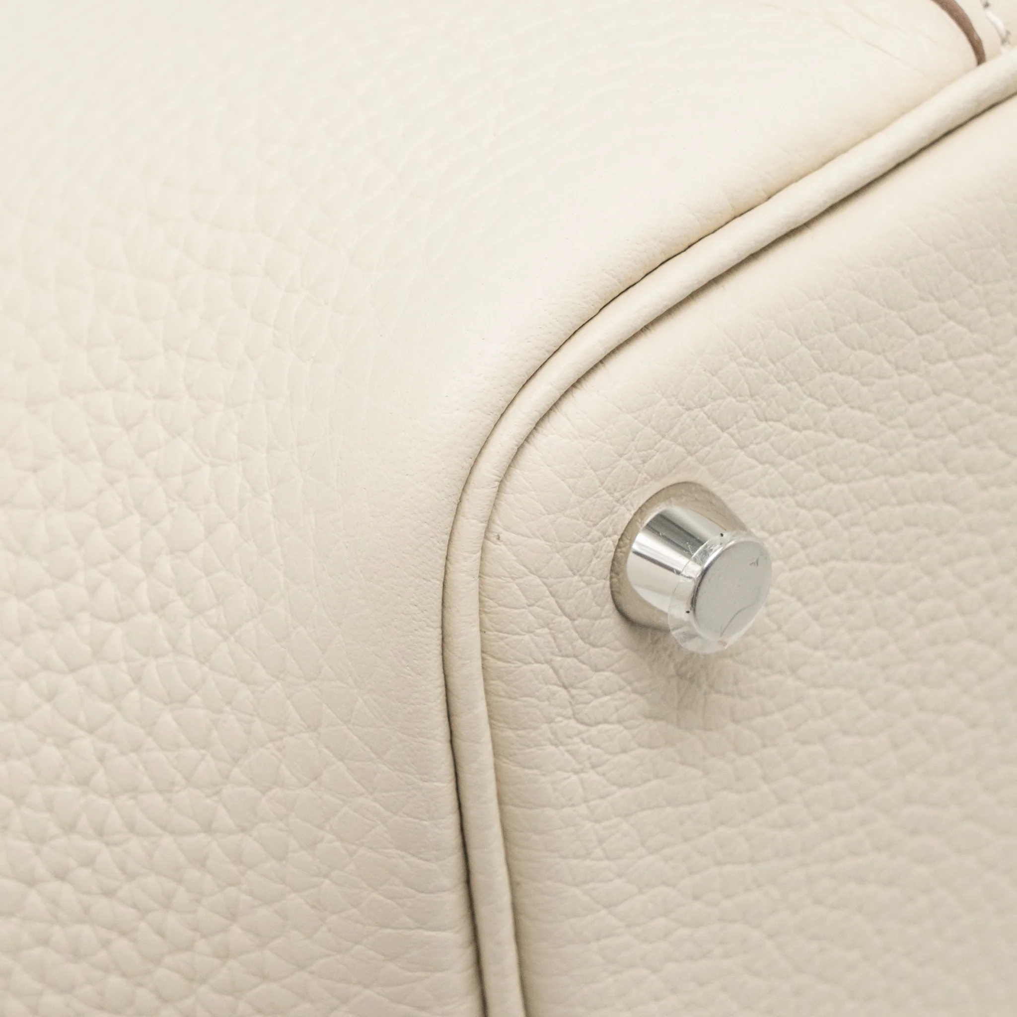 Hermes Picotin 18 Lock Bag Clemence Craie SHW Stamp K - Image 9