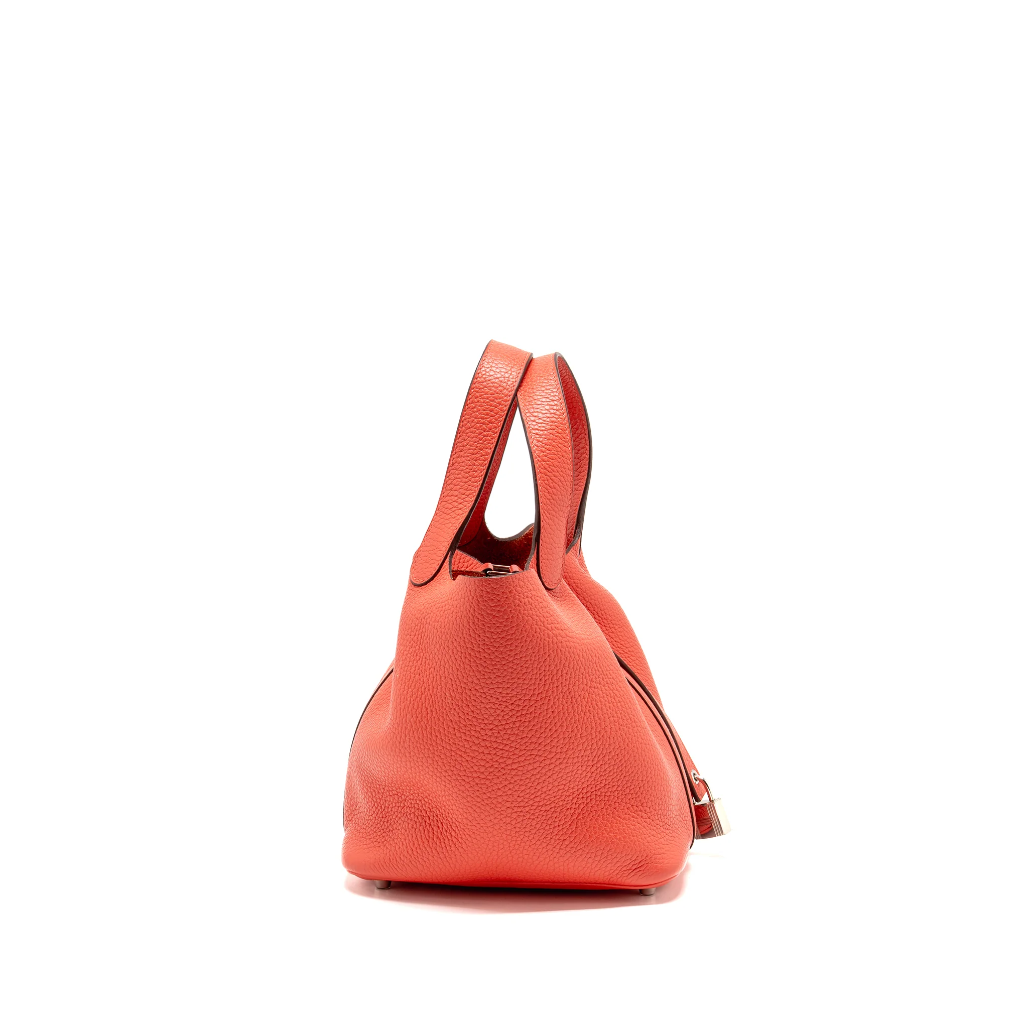 Hermes Picotin 18 Lock bag Clemence rose Jaipur SHW stamp C - Image 3