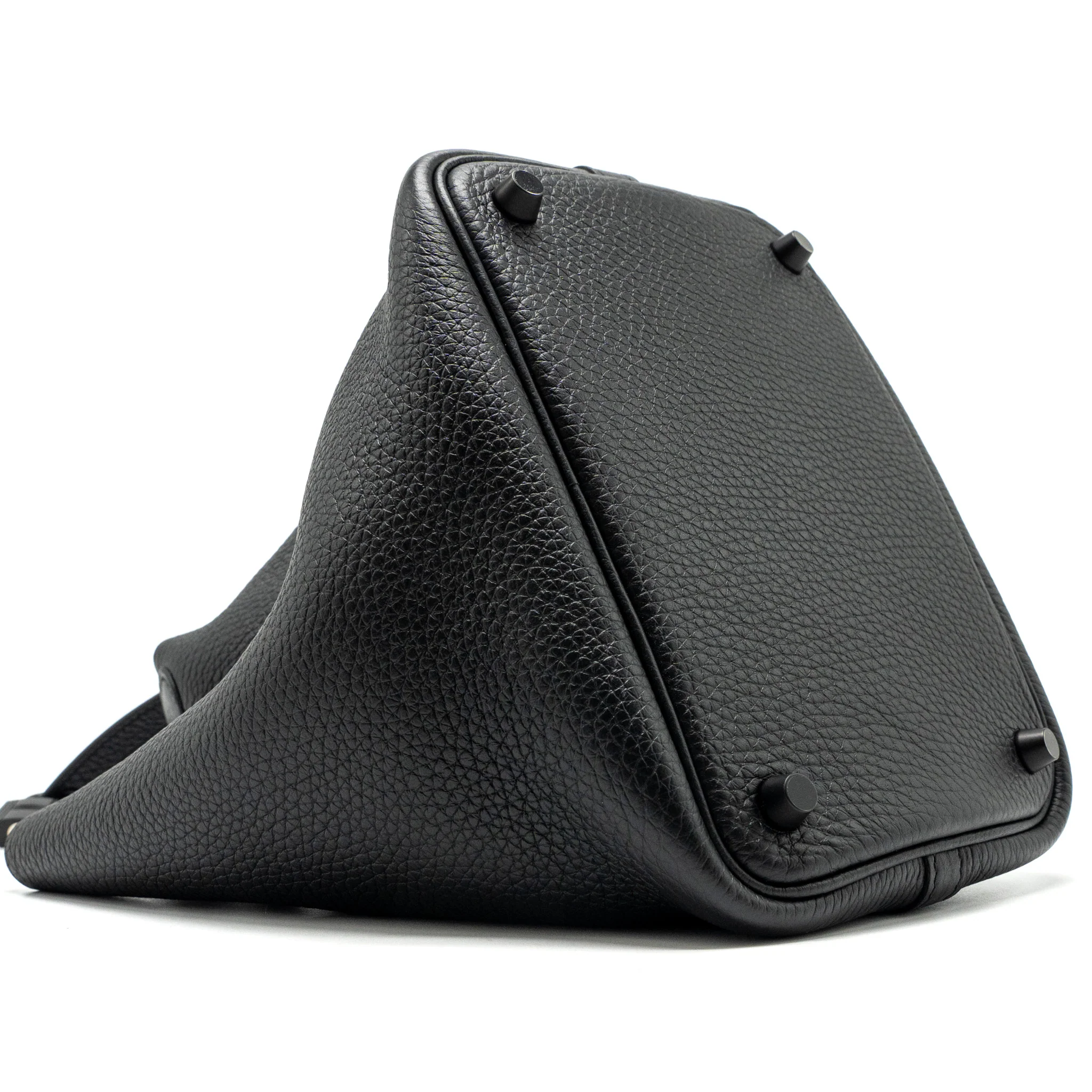 Hermes picotin 18 lock bag clemence so black with black hardware Stamp Z - Image 6