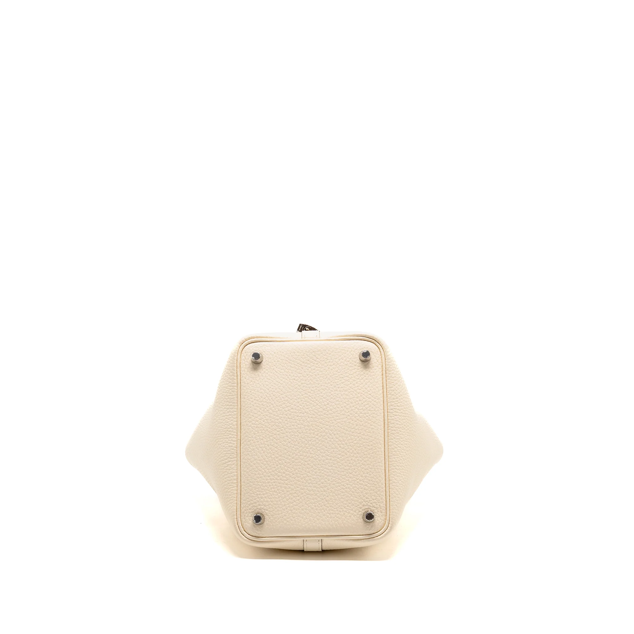 Hermes Picotin 18 Lock Bag Clemence/Swift Nata/Sesame SHW Stamp Y - Image 6