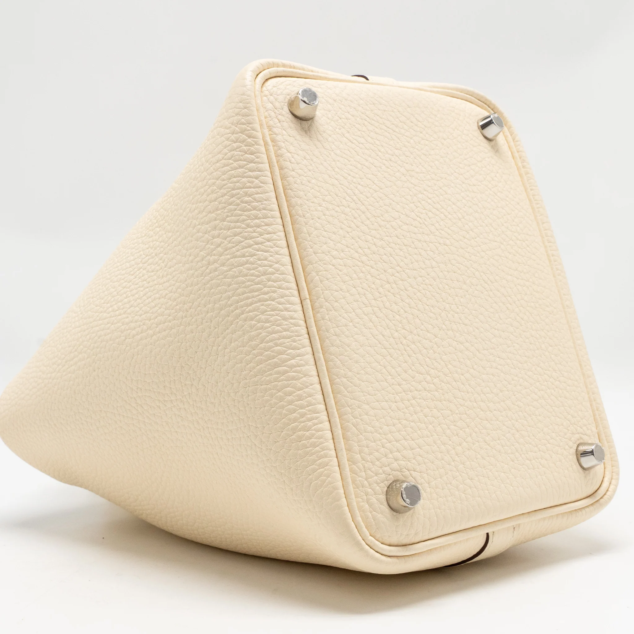 Hermes Picotin 18 Lock Bag Clemence/Swift Nata/Sesame SHW Stamp Y - Image 7