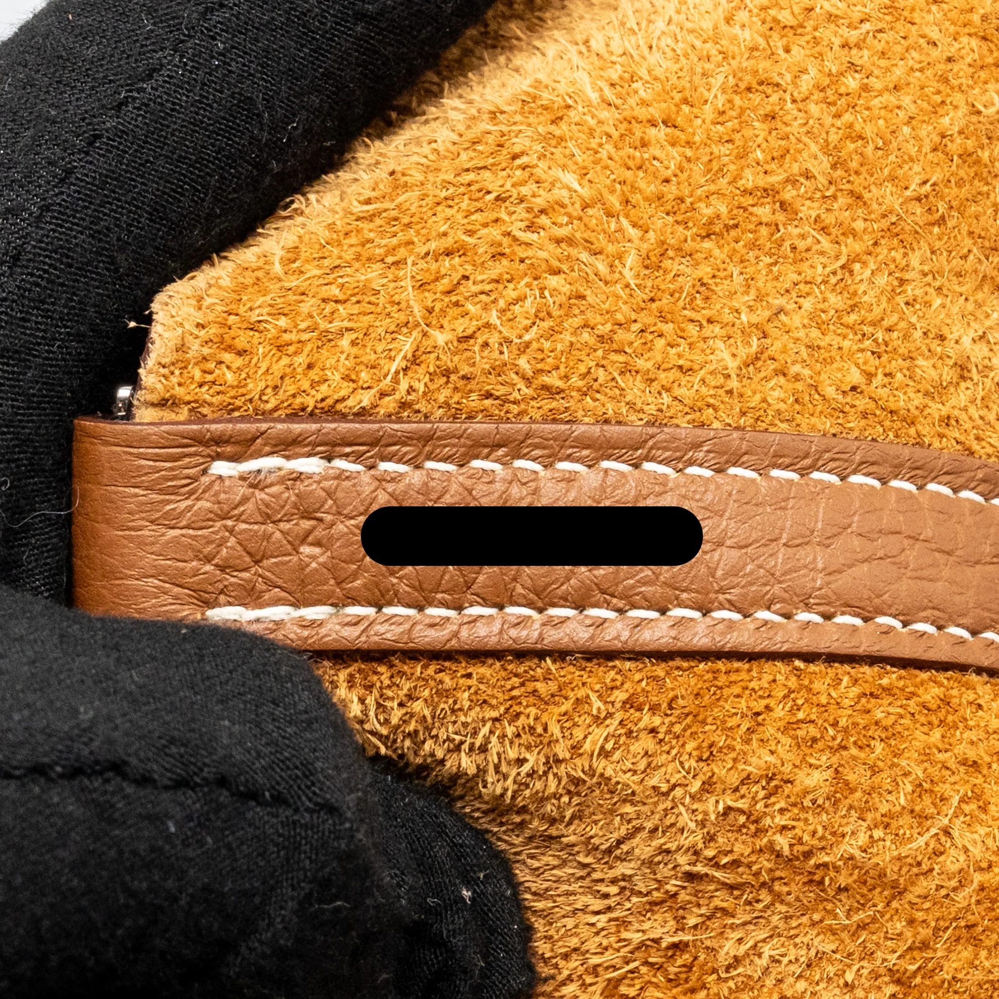 Hermes Picotin 22 Lock Bag Clemence/Swift Gold/Blue Brume Handle SHW Stamp Z - Image 16