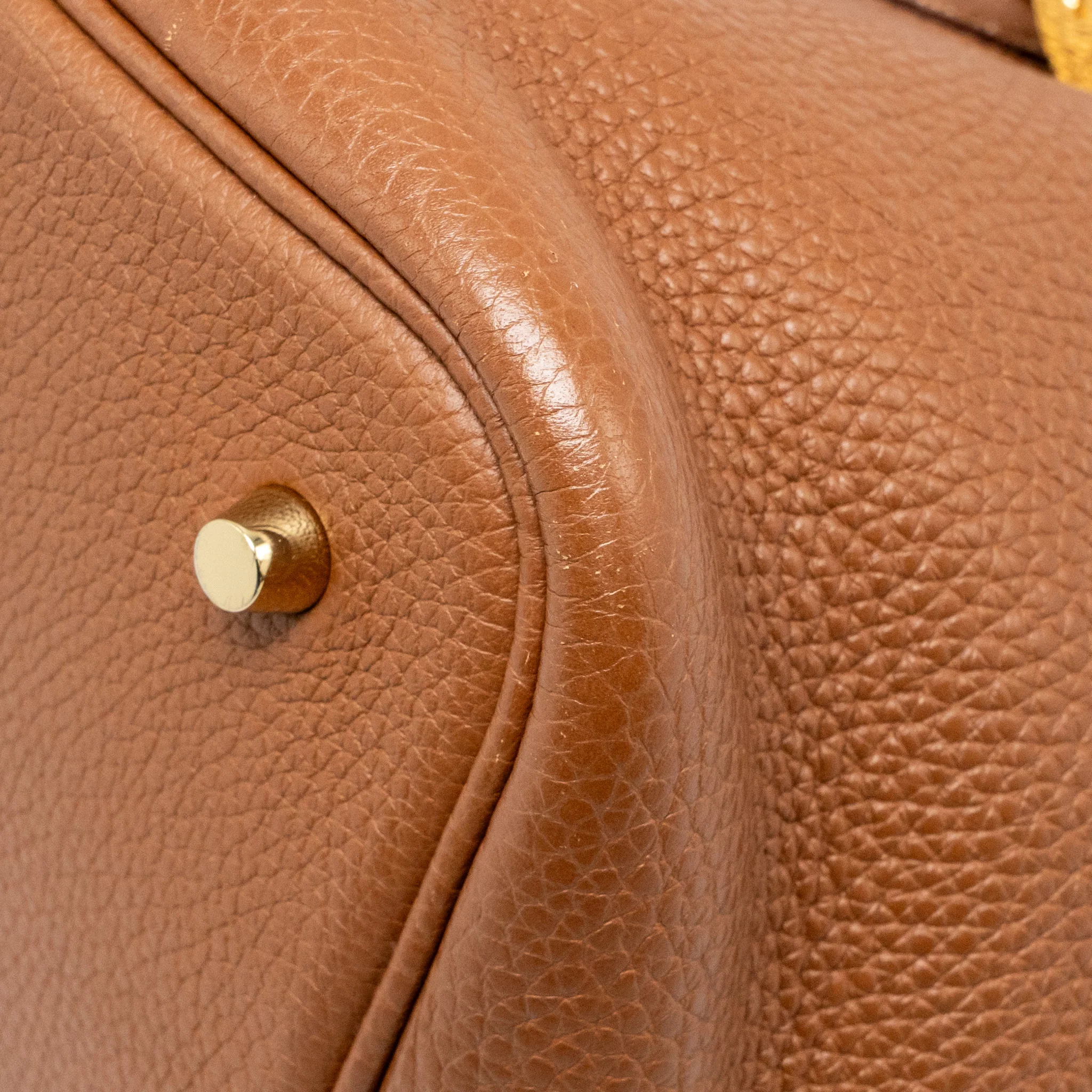 Hermes Picotin 22 Lock Bag Clemence Gold GHW Stamp Y - Image 10