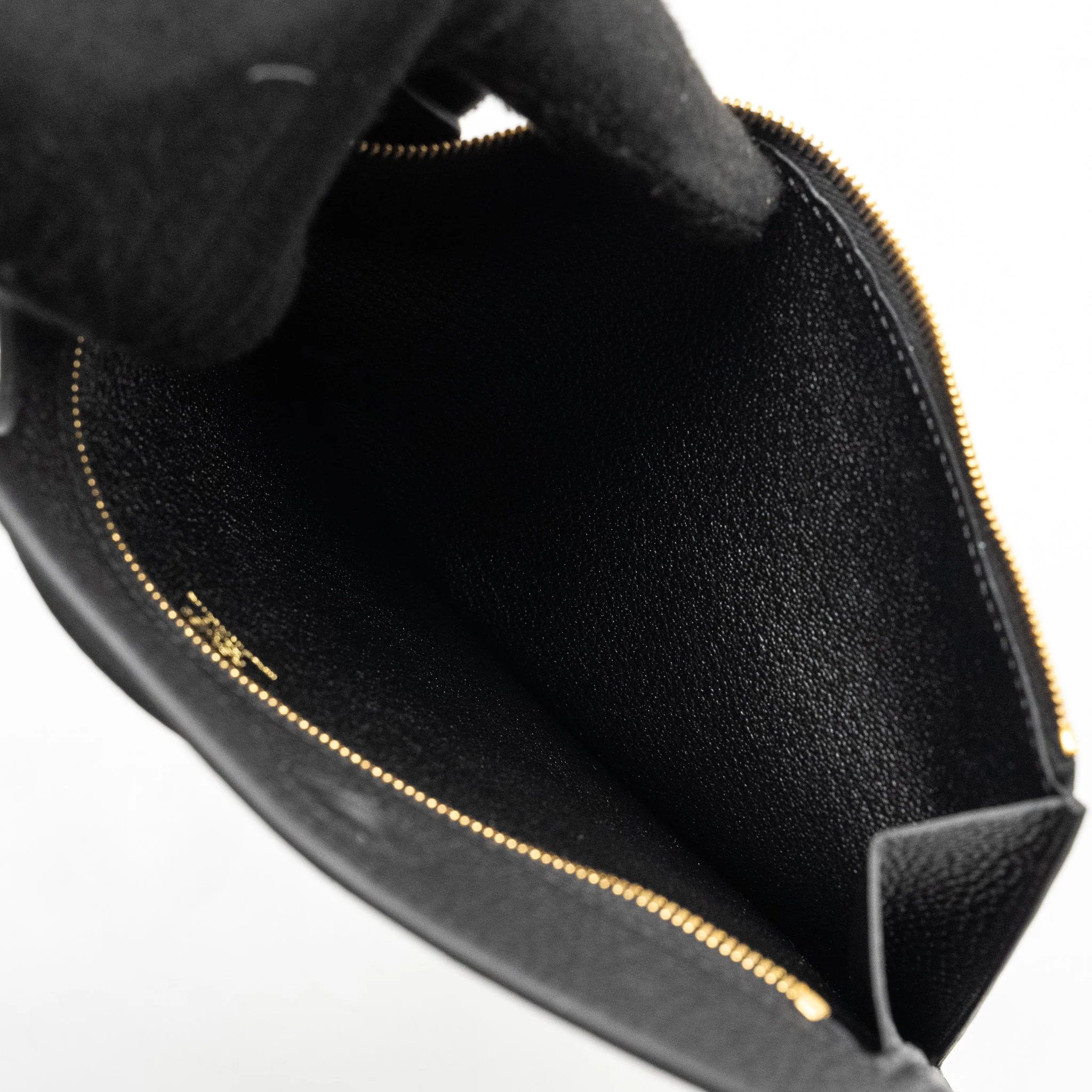 Hermes Pochette Backpocket 25 Togo Black GHW Stamp Z - Image 6