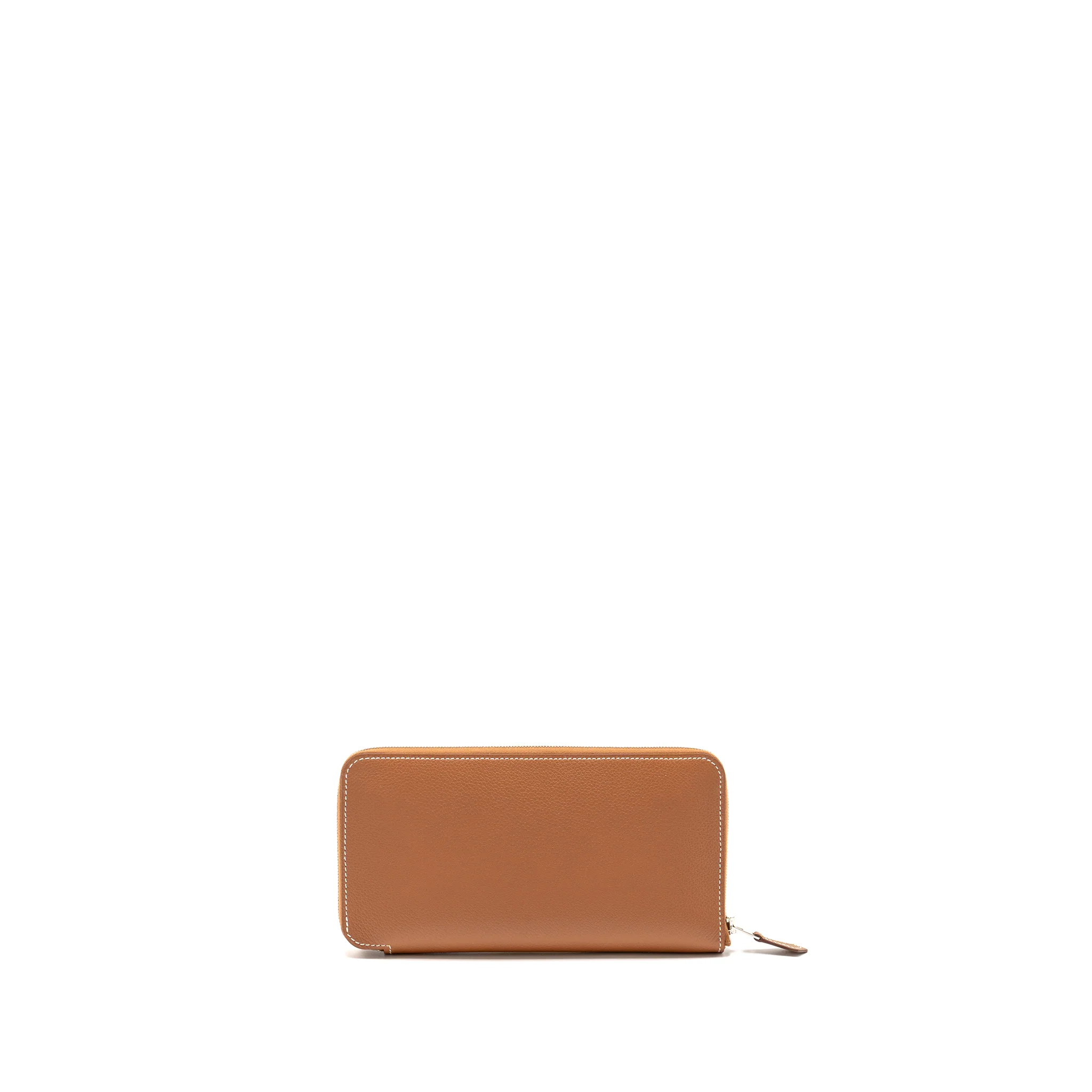 Hermes Silk’in Long Wallet Evercolor Gold/Multicolour SHW Stamp B - Image 2