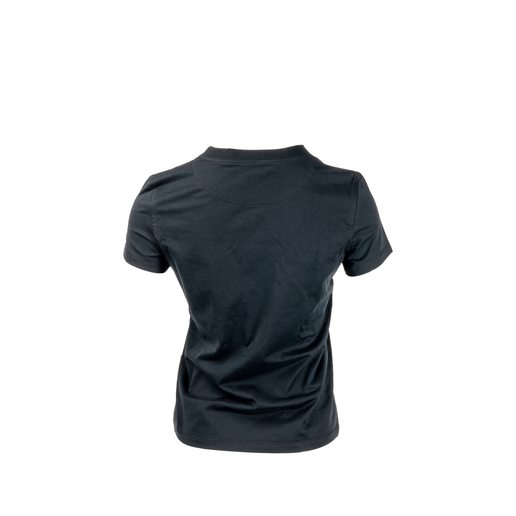 Hermes Size 32 Embroidered Pocket T-Shirt Cotton Black - Image 2