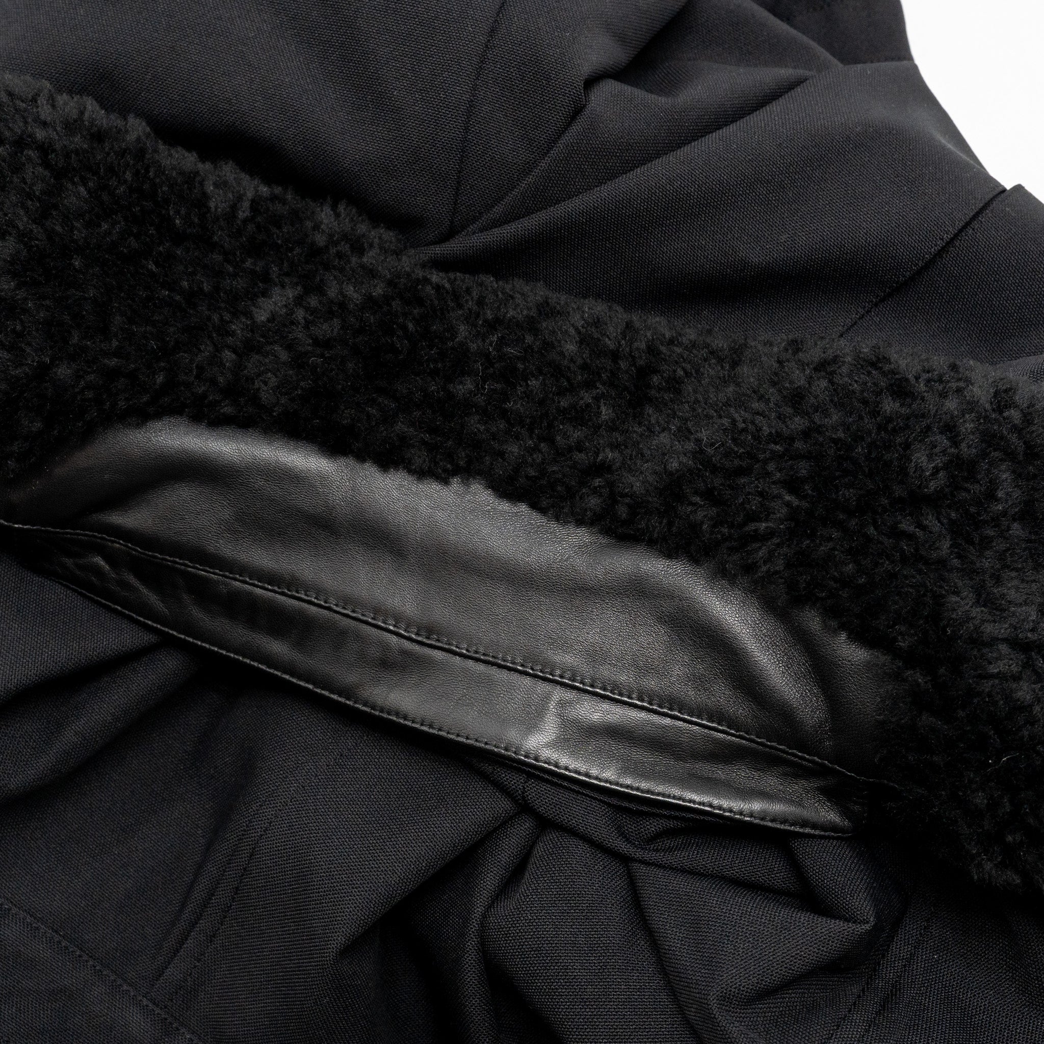 Hermes Size 34 Long Trench Coat Polyamide Black - Image 7