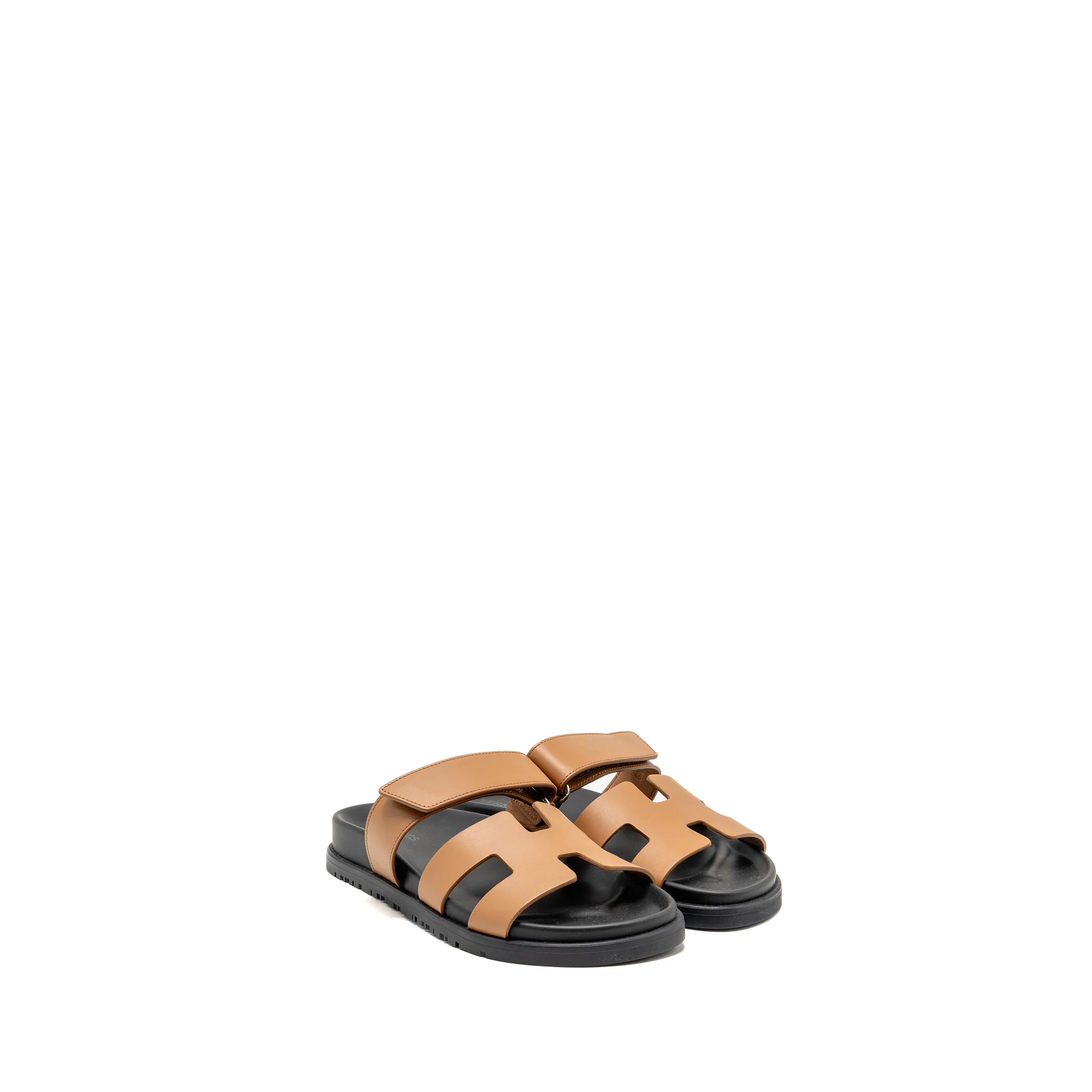 Hermes Size 36 Femme Chypre Sandals Gold
