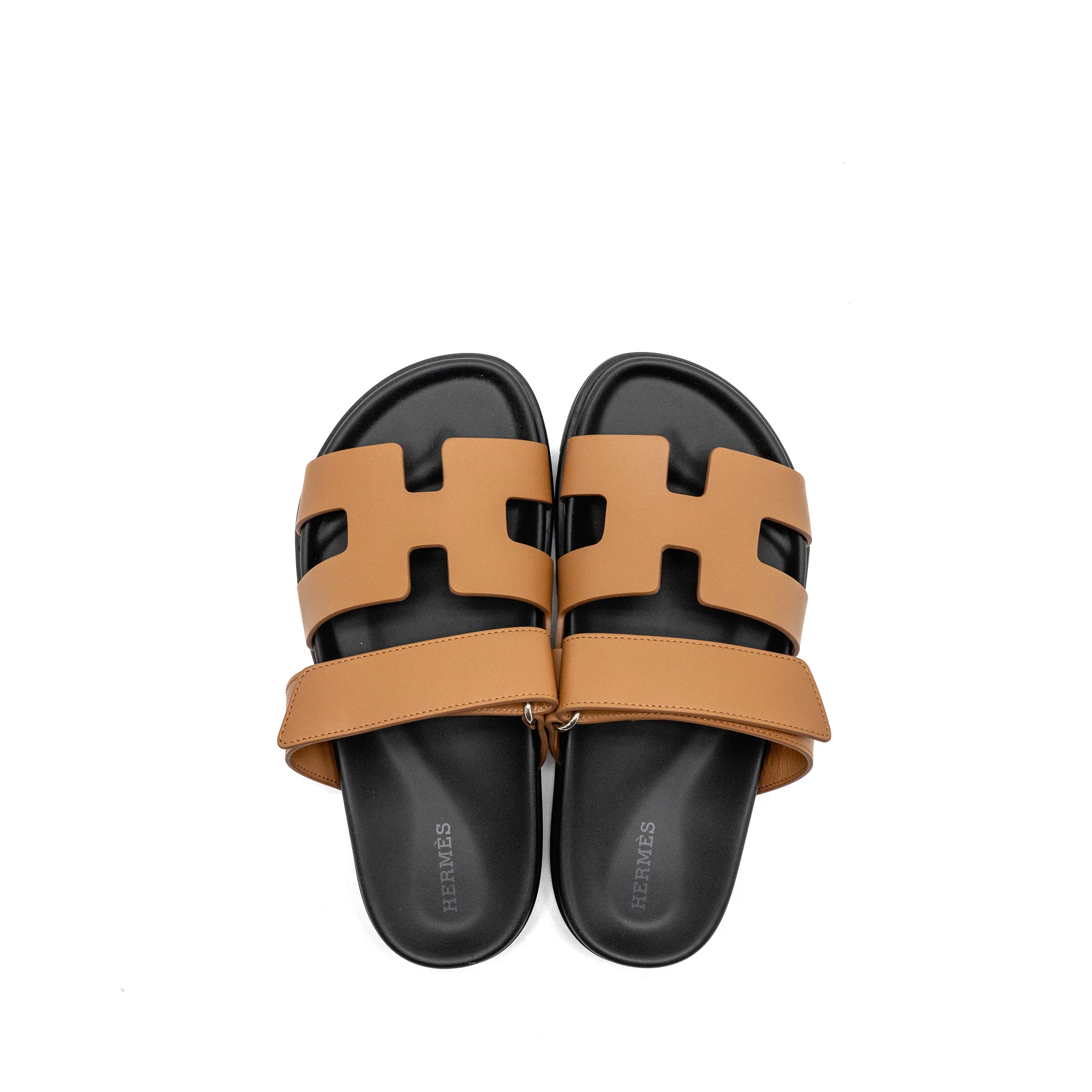 Hermes Size 36 Femme Chypre Sandals Gold - Image 2