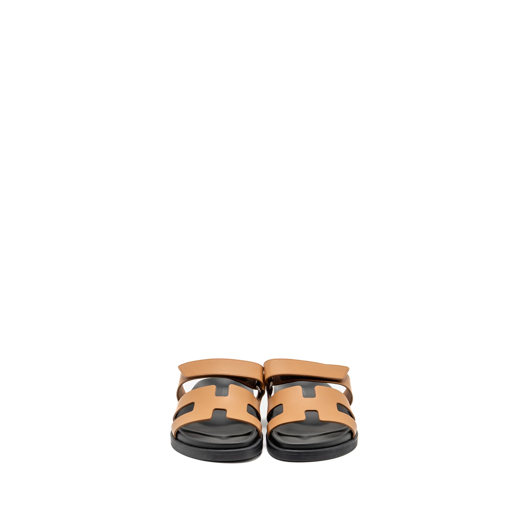 Hermes Size 36 Femme Chypre Sandals Gold - Image 3