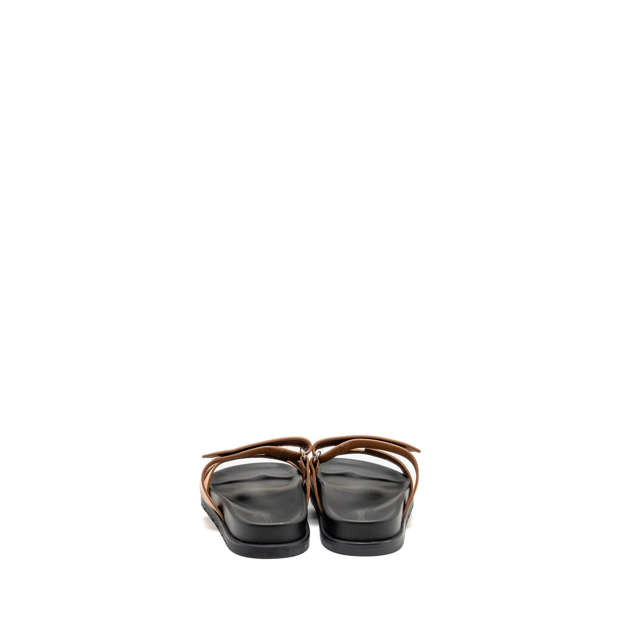 Hermes Size 36 Femme Chypre Sandals Gold - Image 4