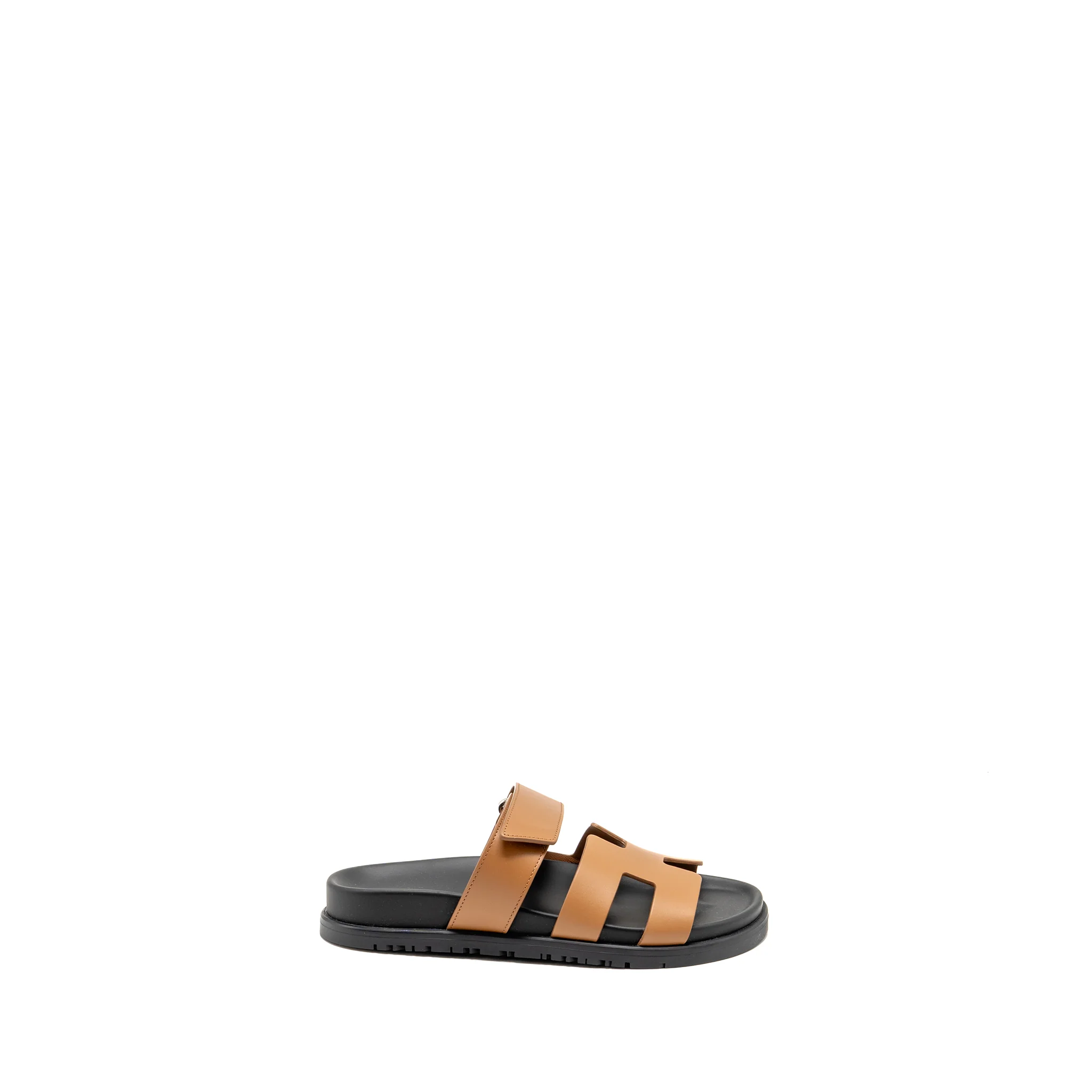 Hermes Size 36 Femme Chypre Sandals Gold - Image 5