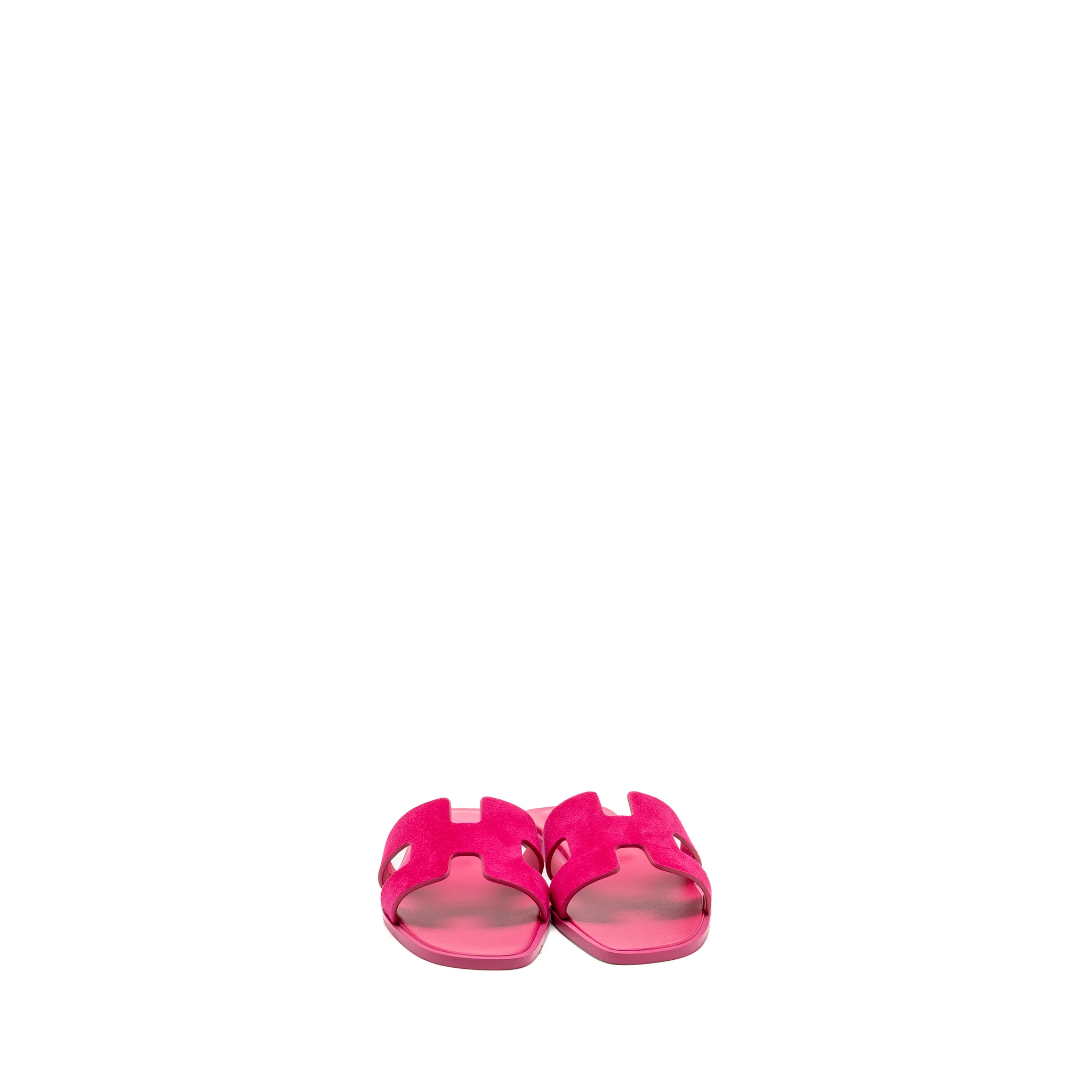 Hermes Size 36 Oran Sandals Leather Pink - Image 3