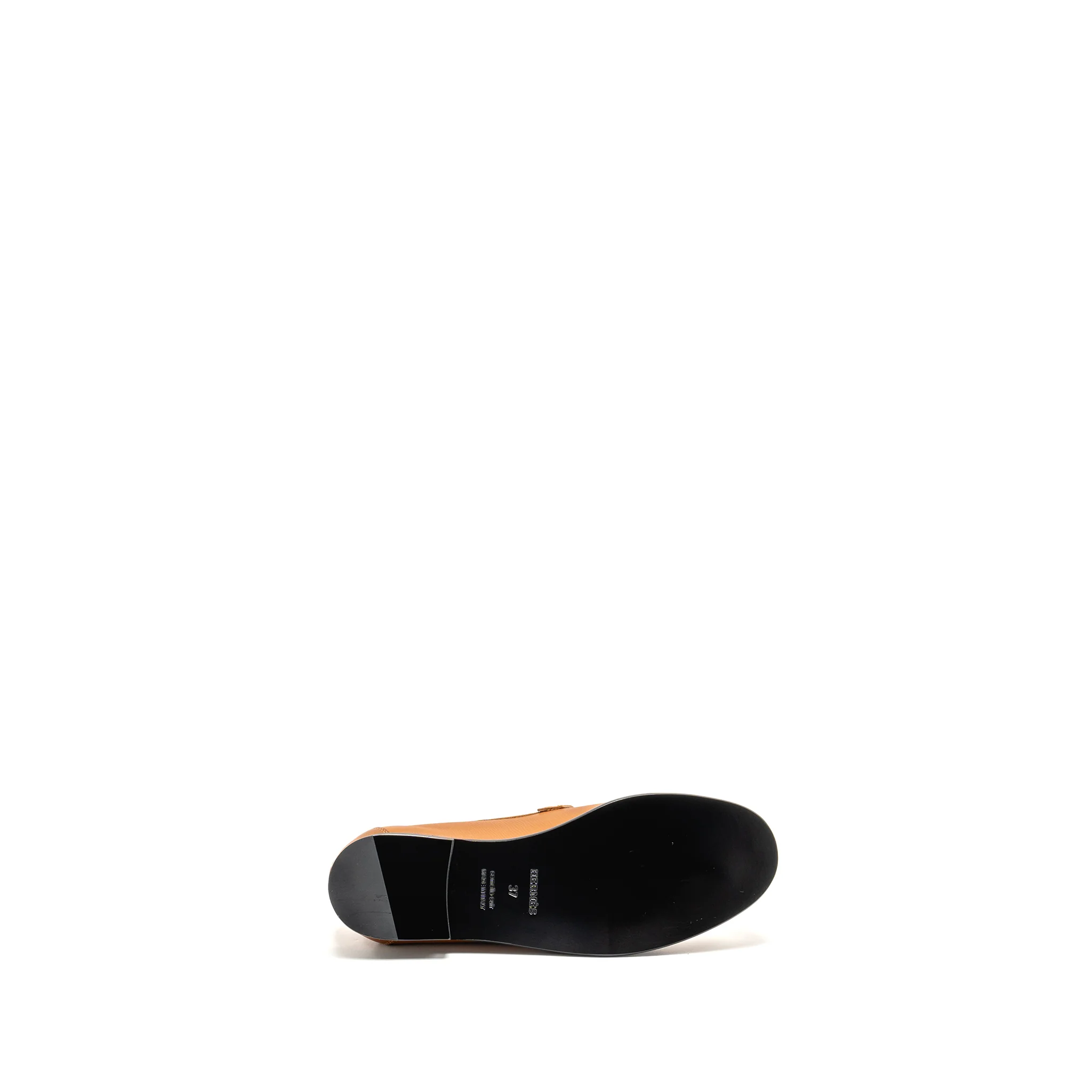 Hermes size 37 Destin Mocassins epsom naturel SHW - Image 6
