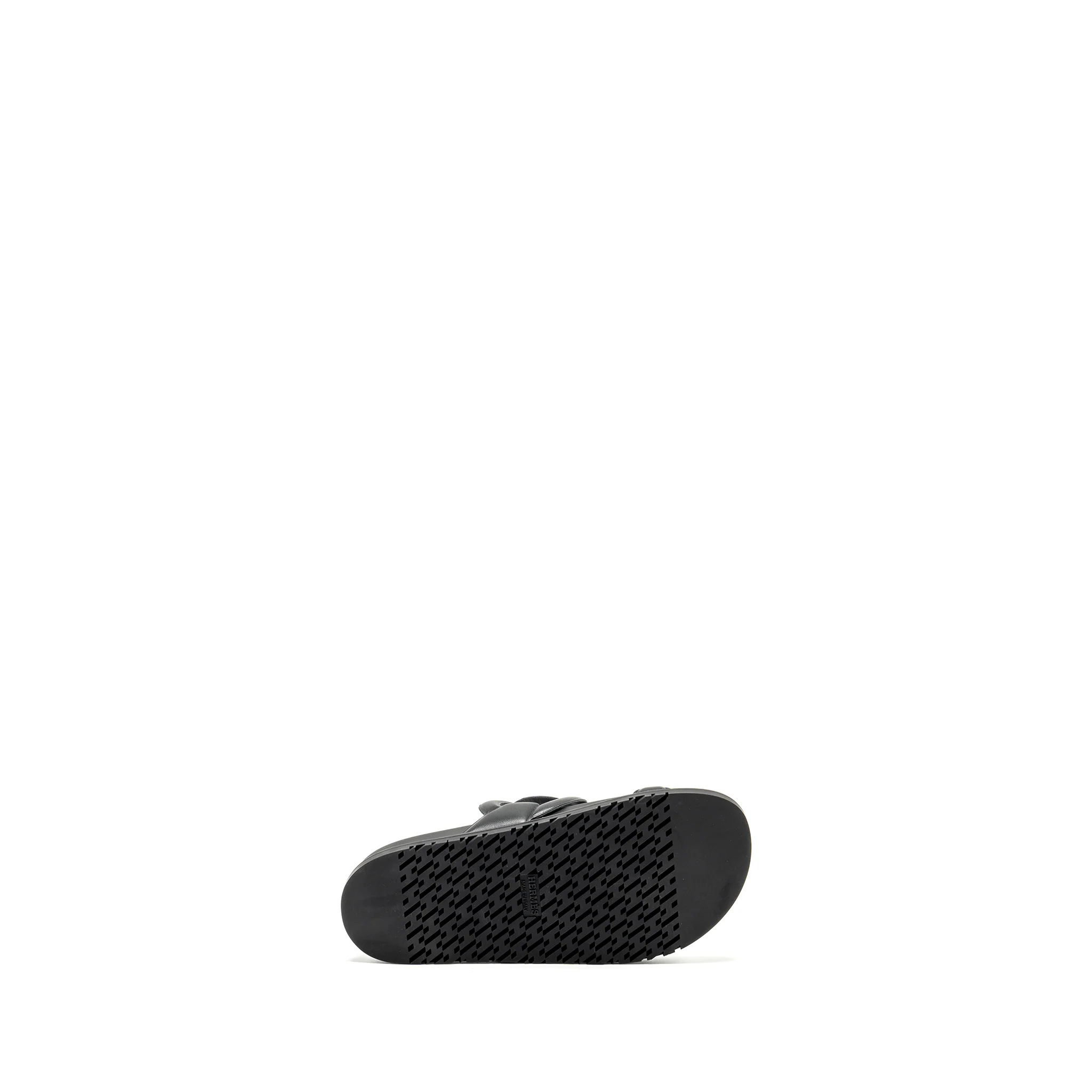 Hermes Size 38 Extra Sandals Nappa Black - Image 6