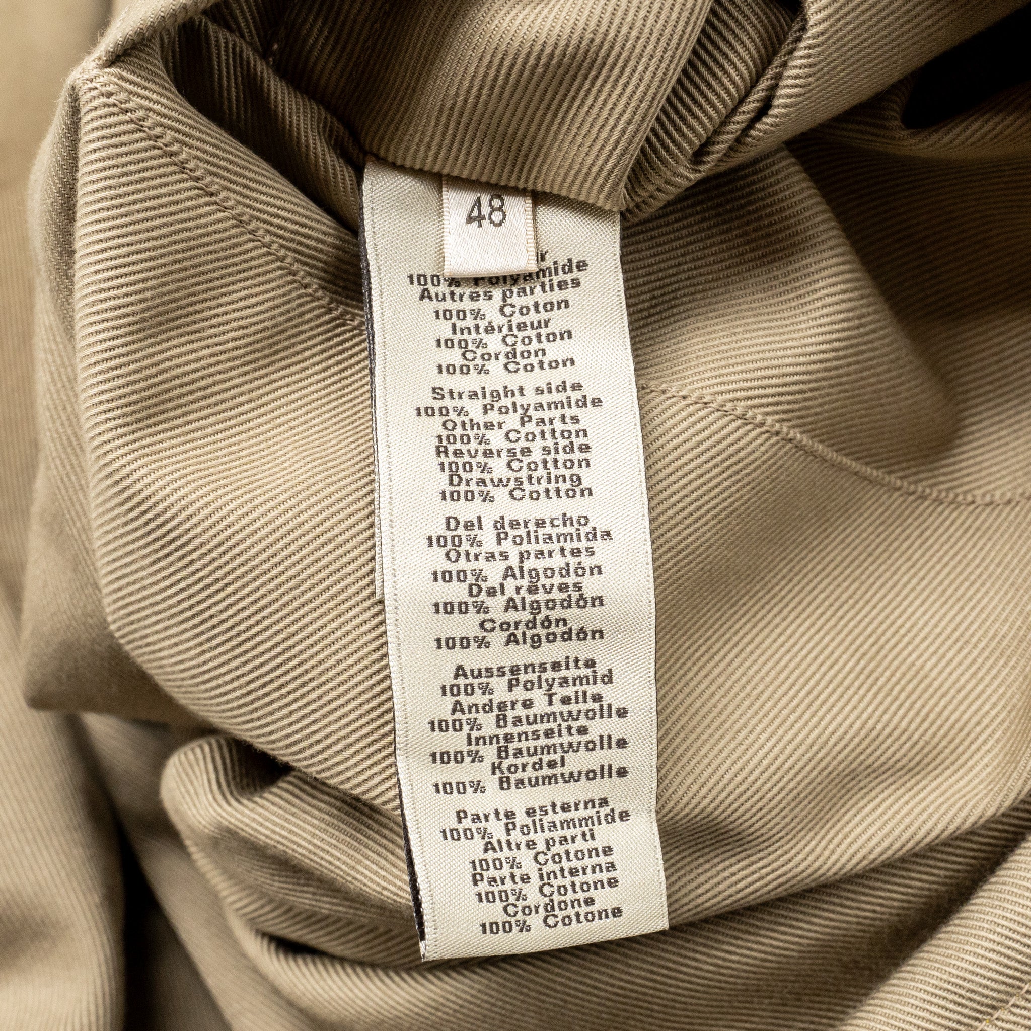 Hermes Size 48 menâs reversible rib trim jacket jaune vif / grebe - Image 8