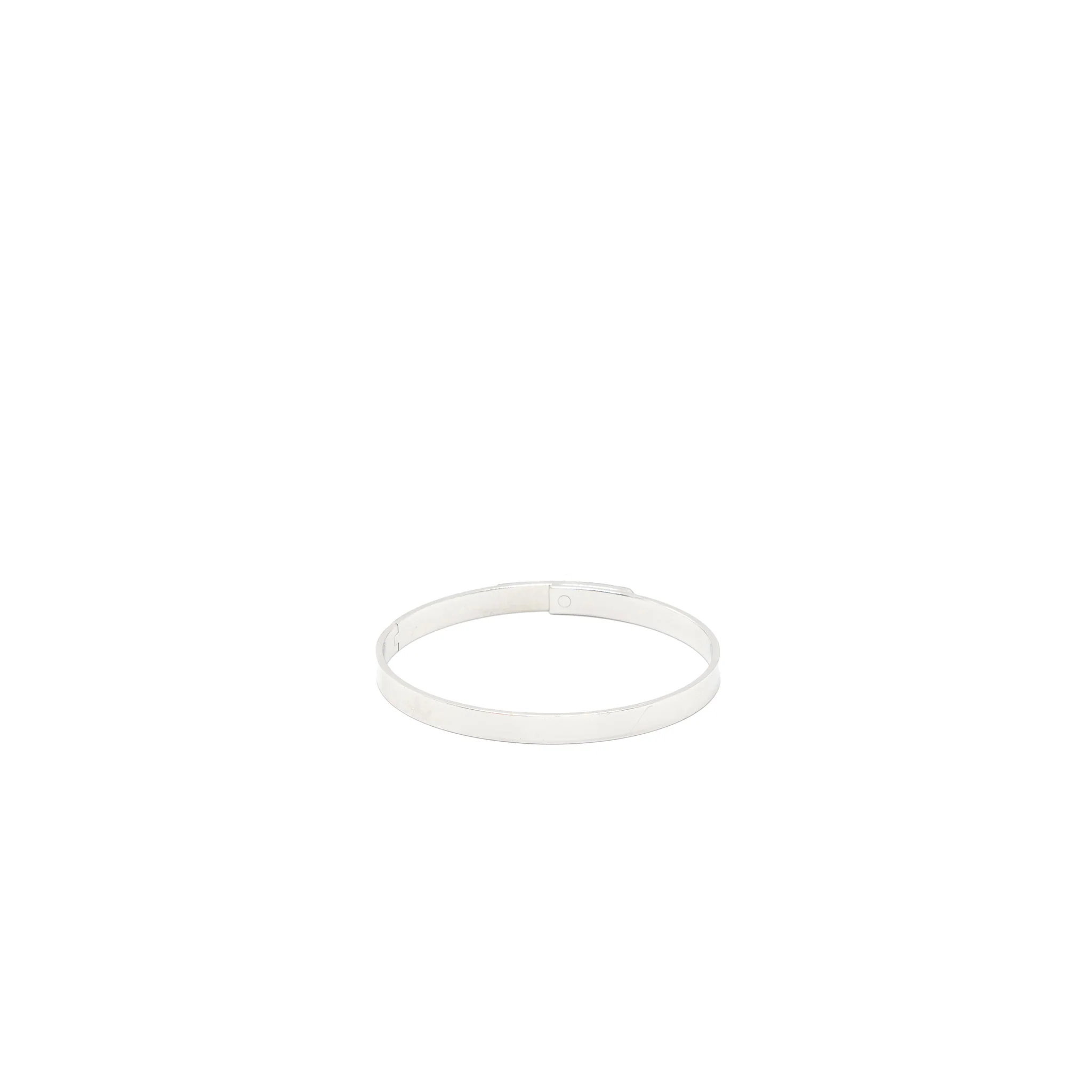 Hermes size LG kelly small model white gold 4 diamonds - Image 3