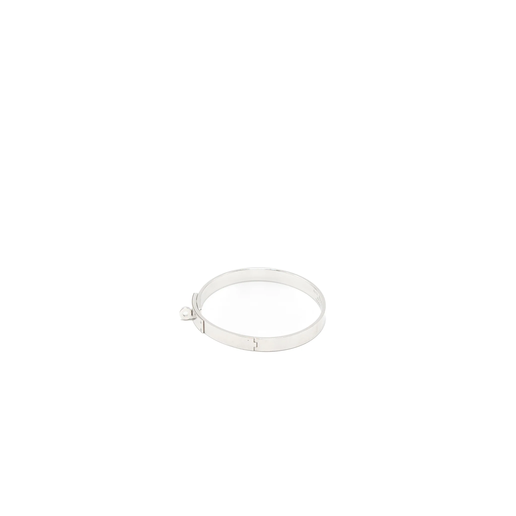 Hermes size LG kelly small model white gold 4 diamonds - Image 4