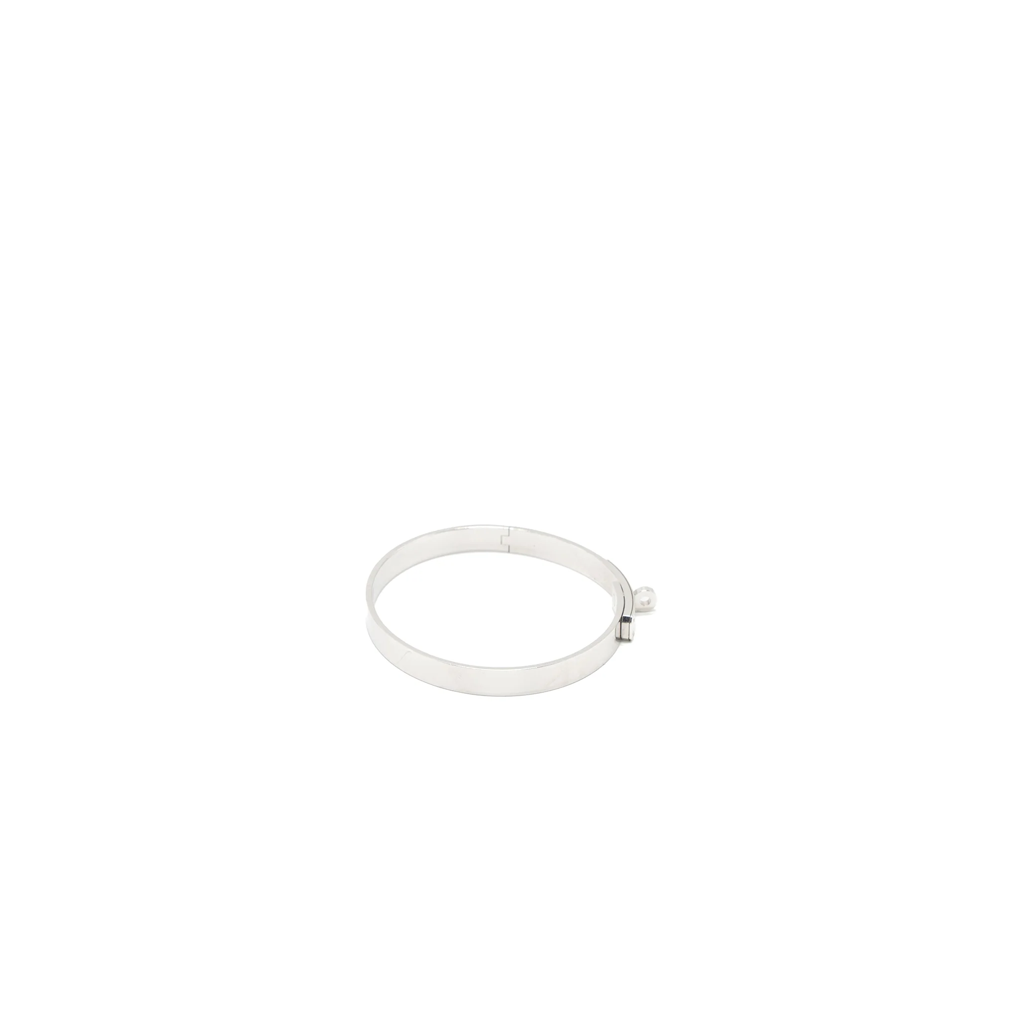 Hermes size LG kelly small model white gold 4 diamonds - Image 5
