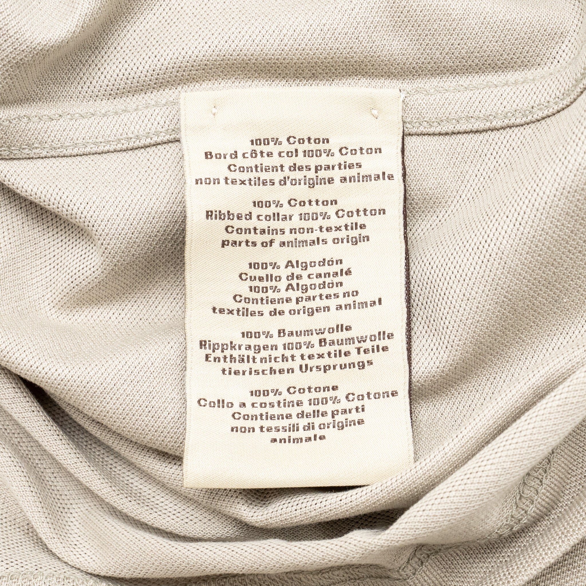 Hermes size M polo Cotton light grey - Image 6