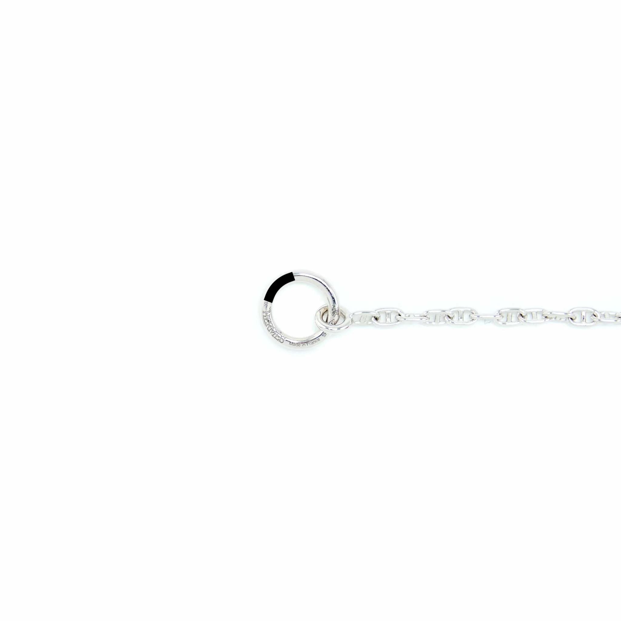 Hermes Size SH New Farandole Bracelet White Gold With Diamonds And Toggle Closure - Image 5