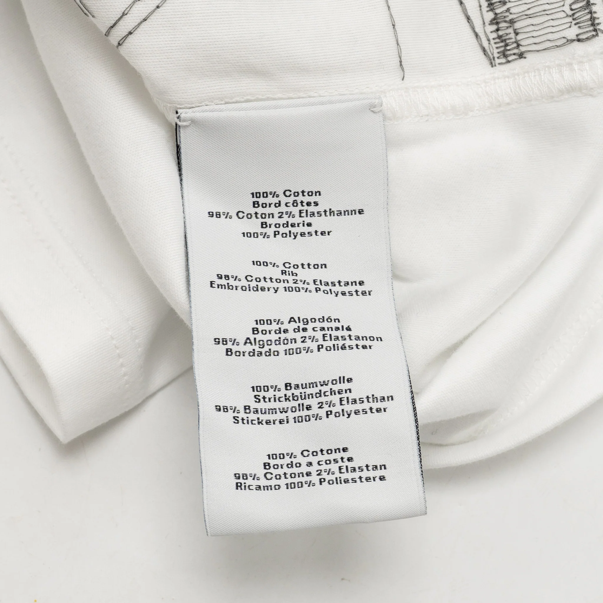 Hermes size XS CAVALCADOUR GRIFFONNE EMBROIDERED T-SHIRT COTTON WHITE - Image 6