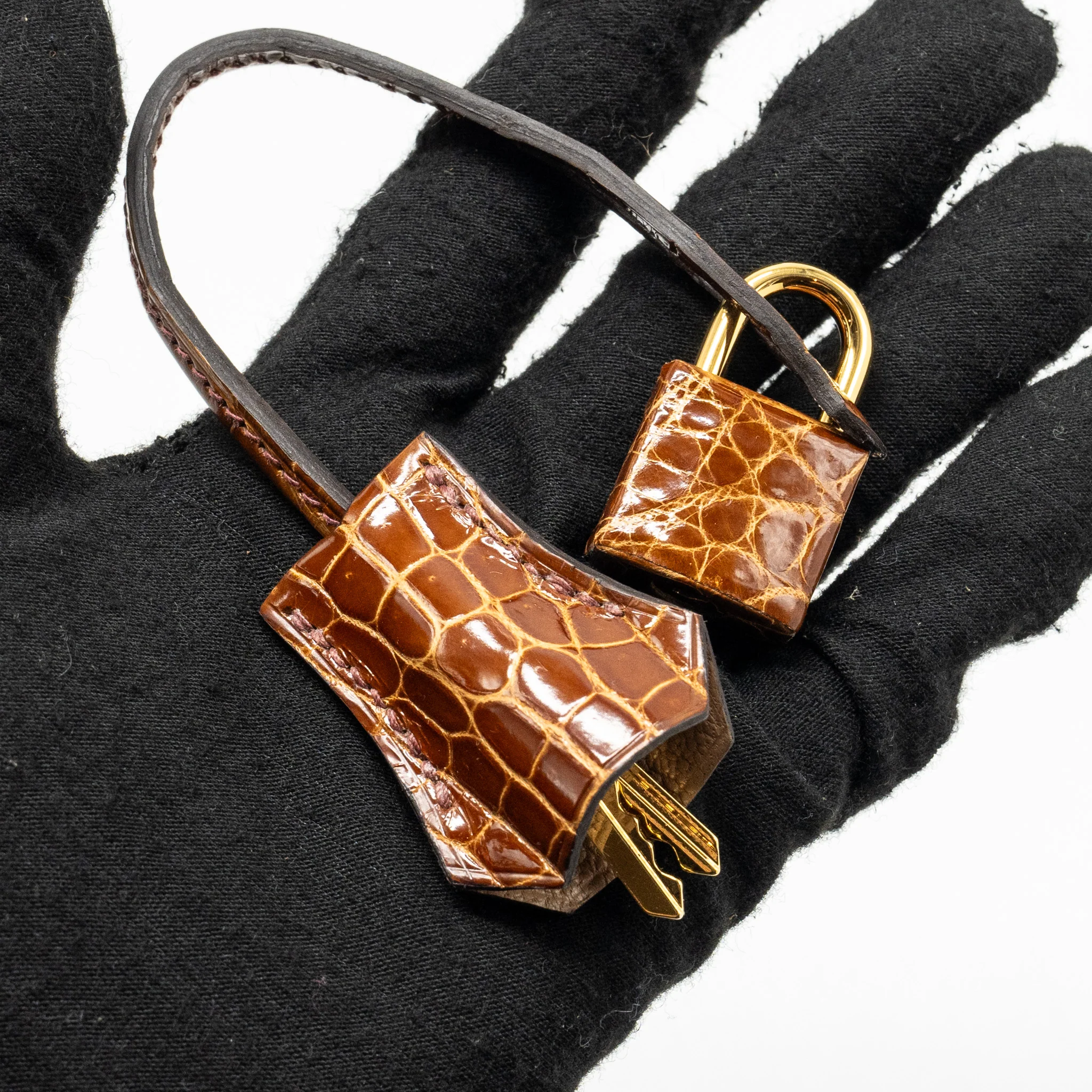Hermes touch kelly 25 madame/ Crocodile niloticus chai/miel GHW Stamp U - Image 19