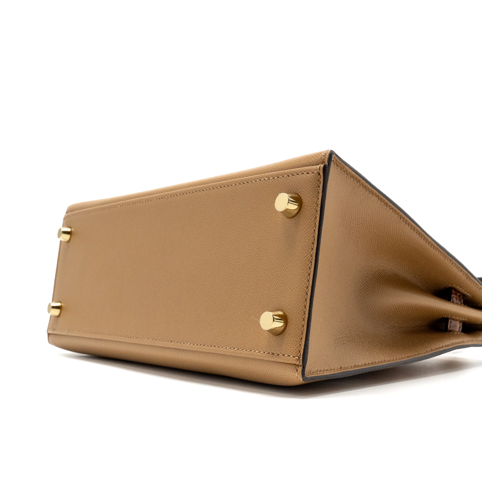 Hermes touch kelly 25 madame/ Crocodile niloticus chai/miel GHW Stamp U - Image 8