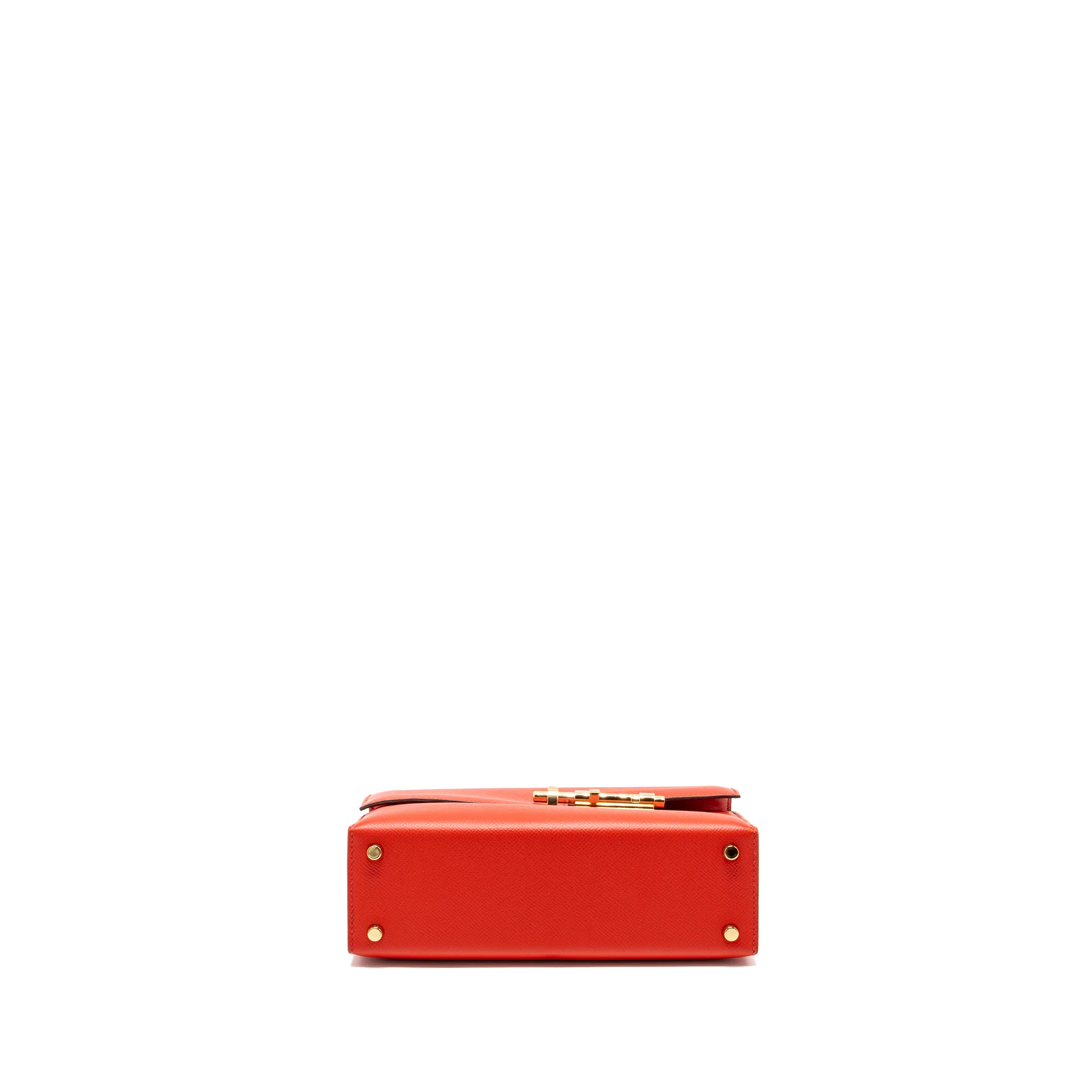 Hermes Verrou 21 Epsom S3 Rouge de Coeur LGHW Stamp D - Image 5