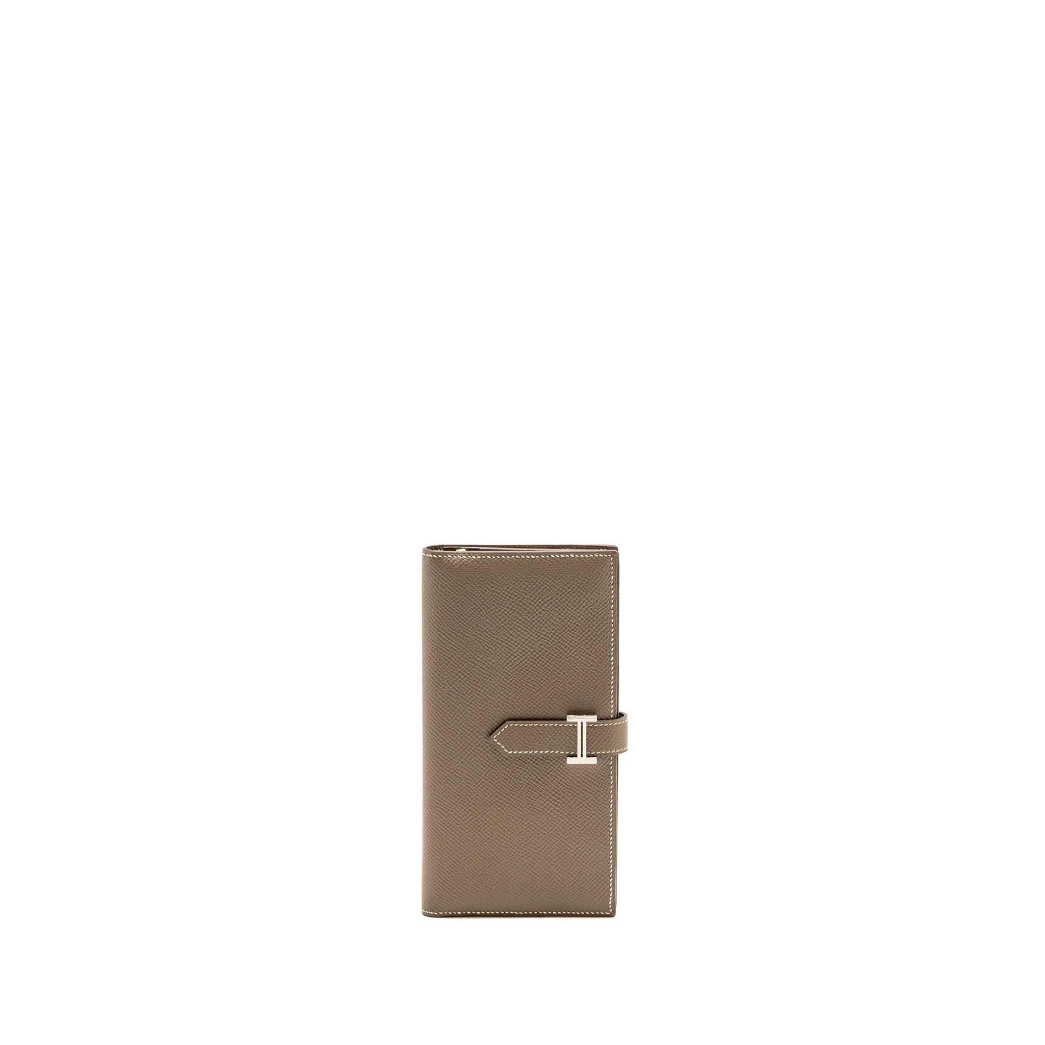 Hermes Bearn Wallet Epsom Etoupe SHW Stamp A