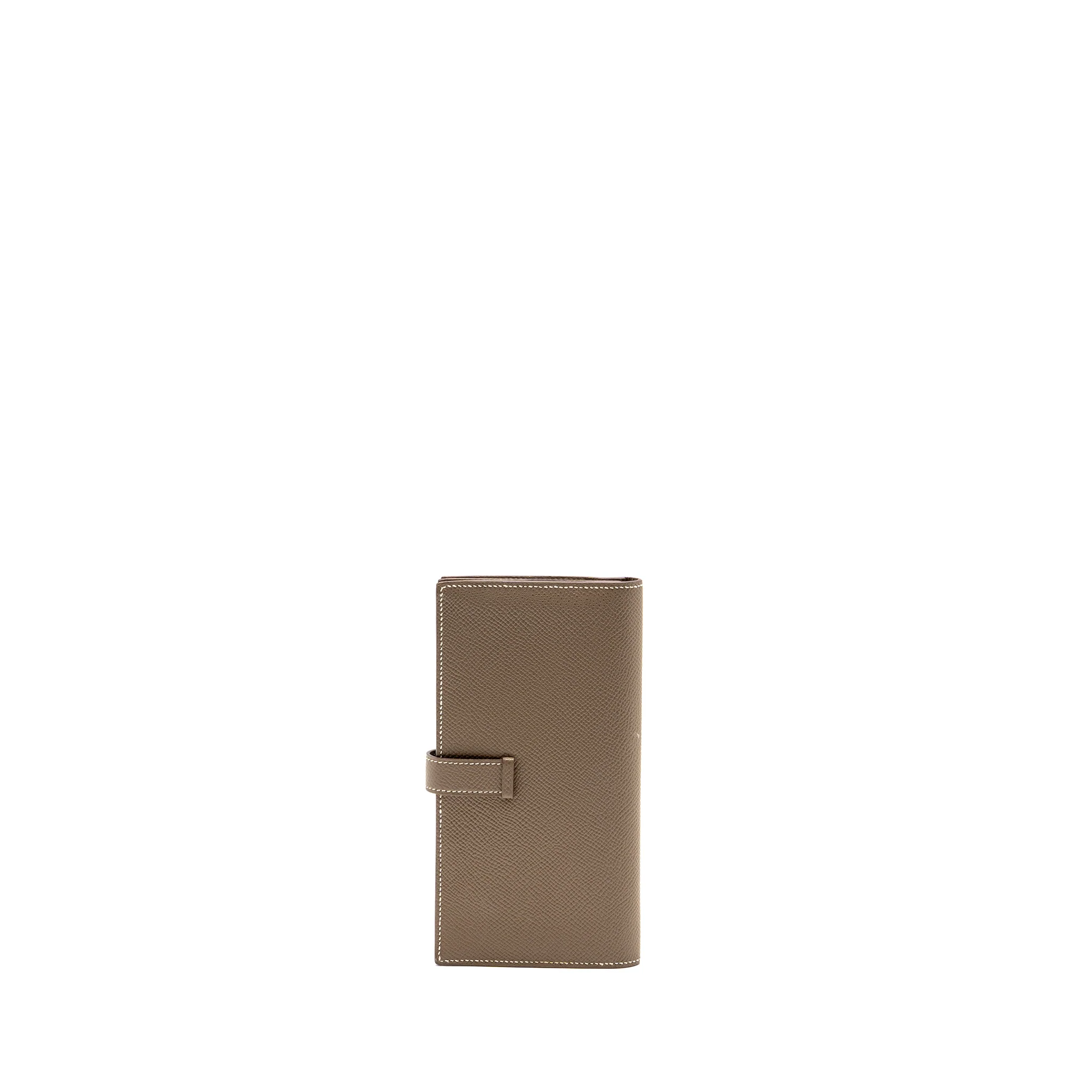 Hermes Bearn Wallet Epsom Etoupe SHW Stamp A - Image 2