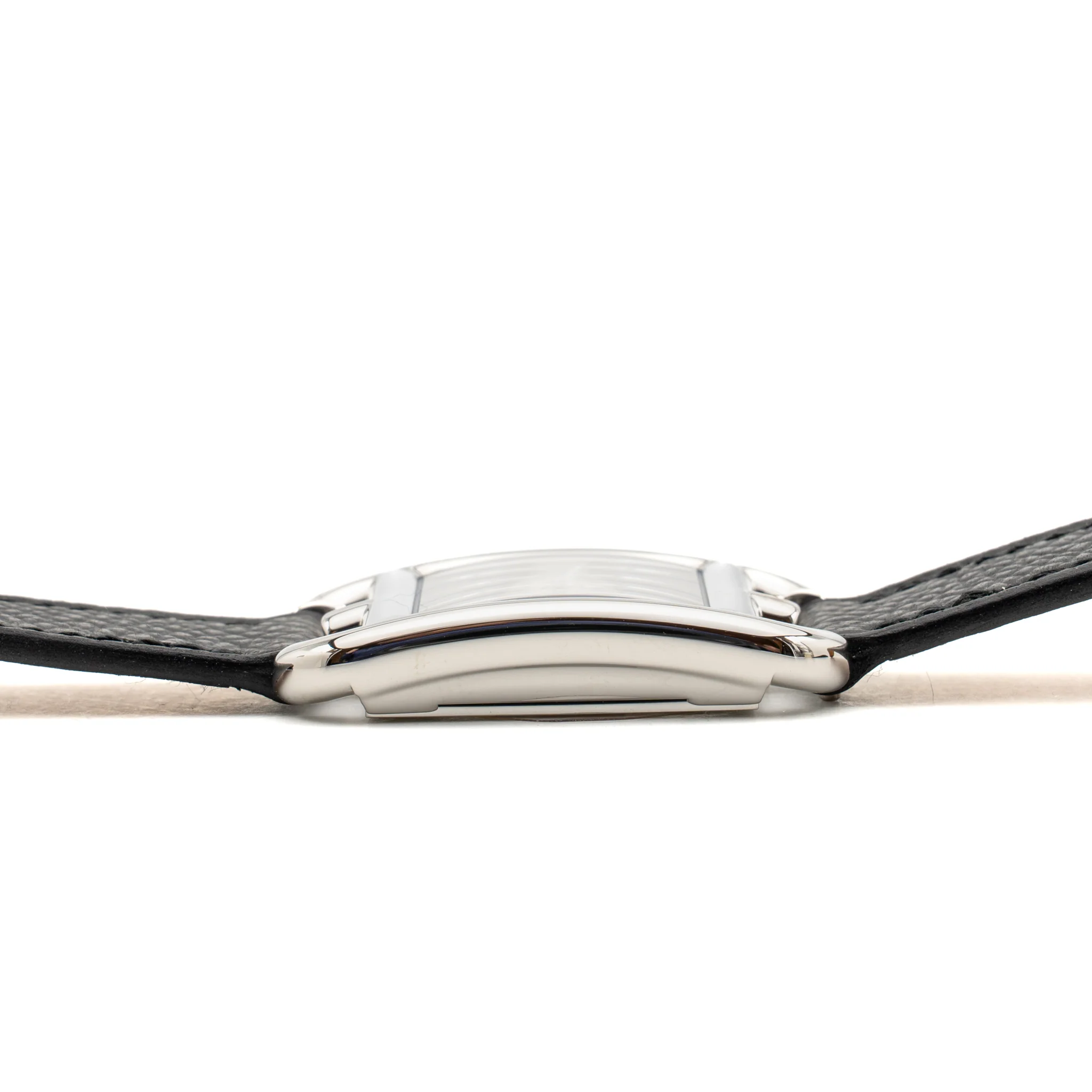 Hermes Cape Cod Watch, Small Model, 31mm Steel Case with Black Epsom Strap SHW - Image 4